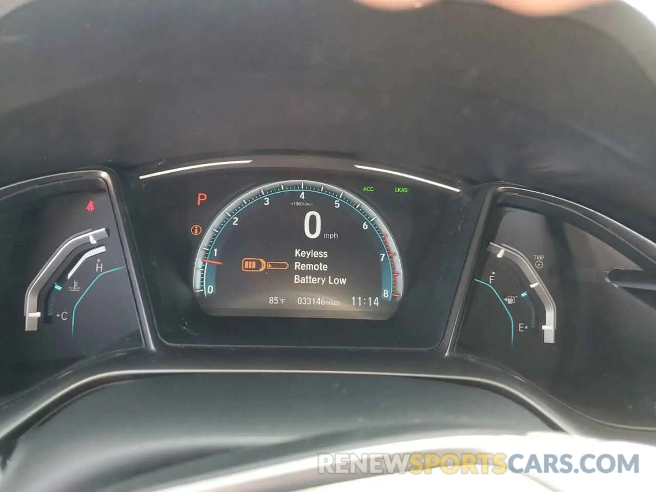 9 fotografías del automóvil dañado SHHFK7H83LU218994 HONDA CIVIC 2020