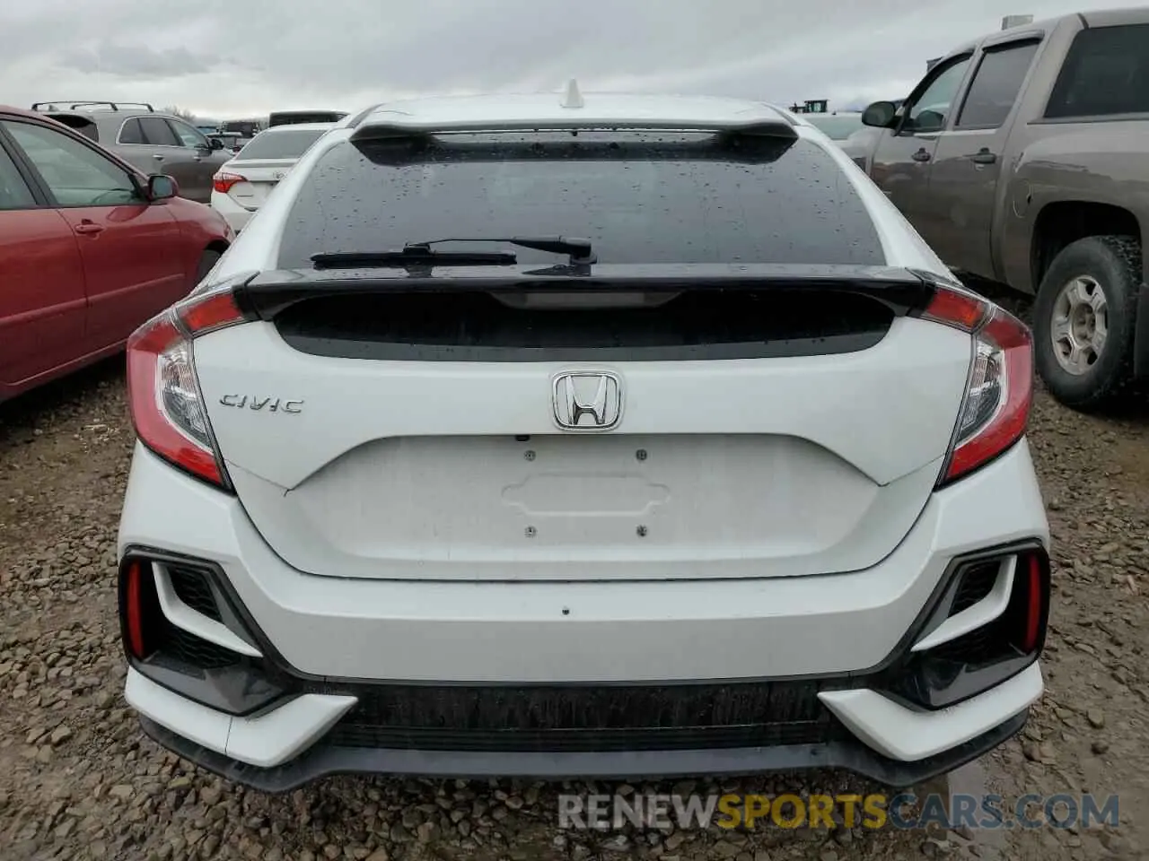 6 fotografías del automóvil dañado SHHFK7H84LU210872 HONDA CIVIC 2020