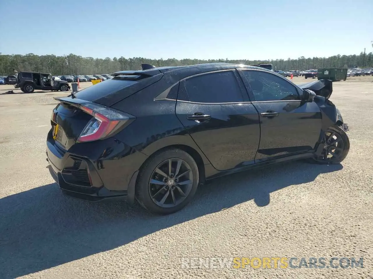 3 fotografías del automóvil dañado SHHFK7H85LU219502 HONDA CIVIC 2020