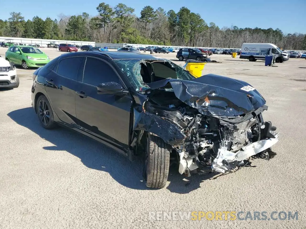 4 fotografías del automóvil dañado SHHFK7H85LU219502 HONDA CIVIC 2020