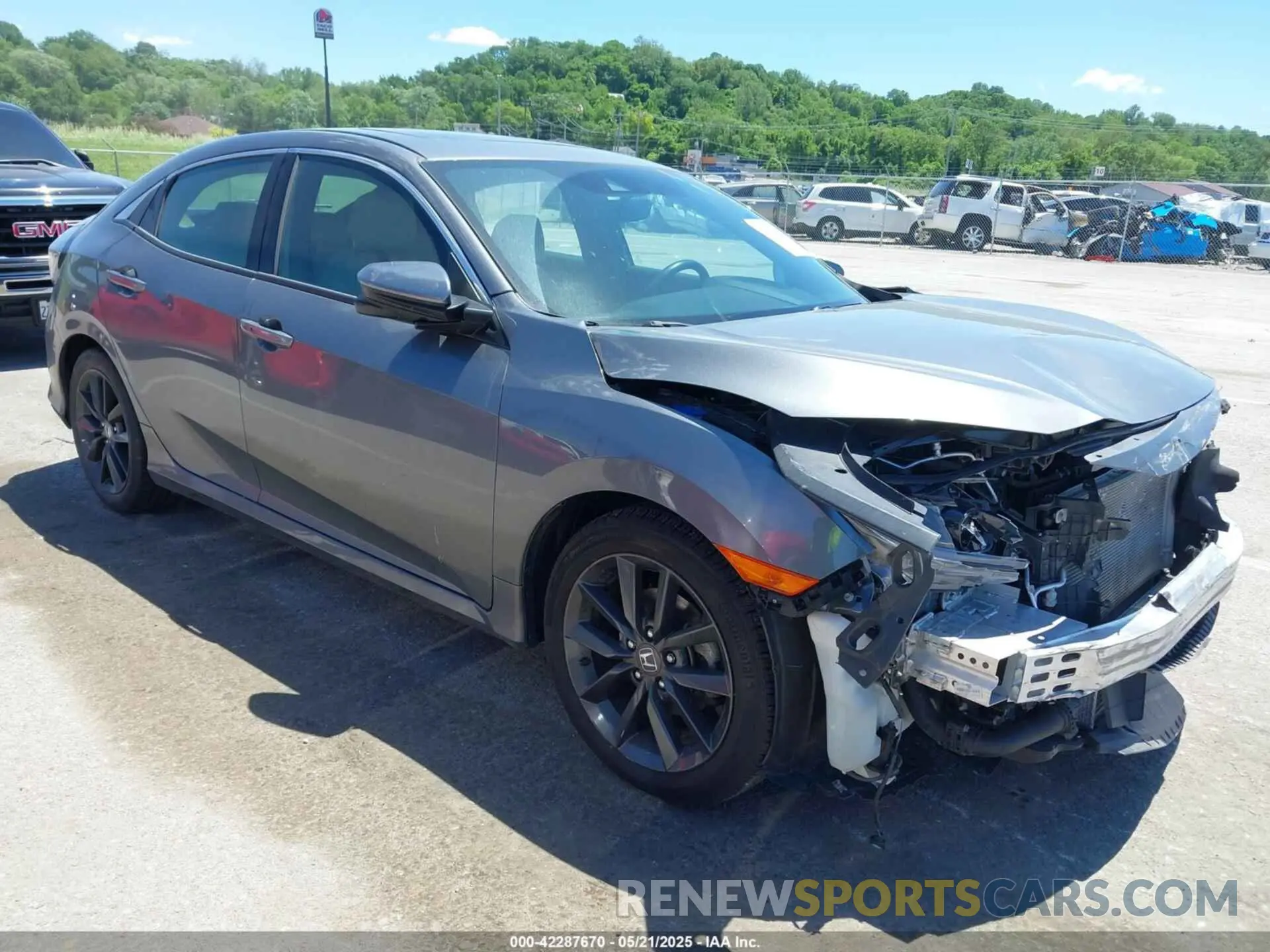 1 fotografías del automóvil dañado SHHFK7H88LU221499 HONDA CIVIC 2020