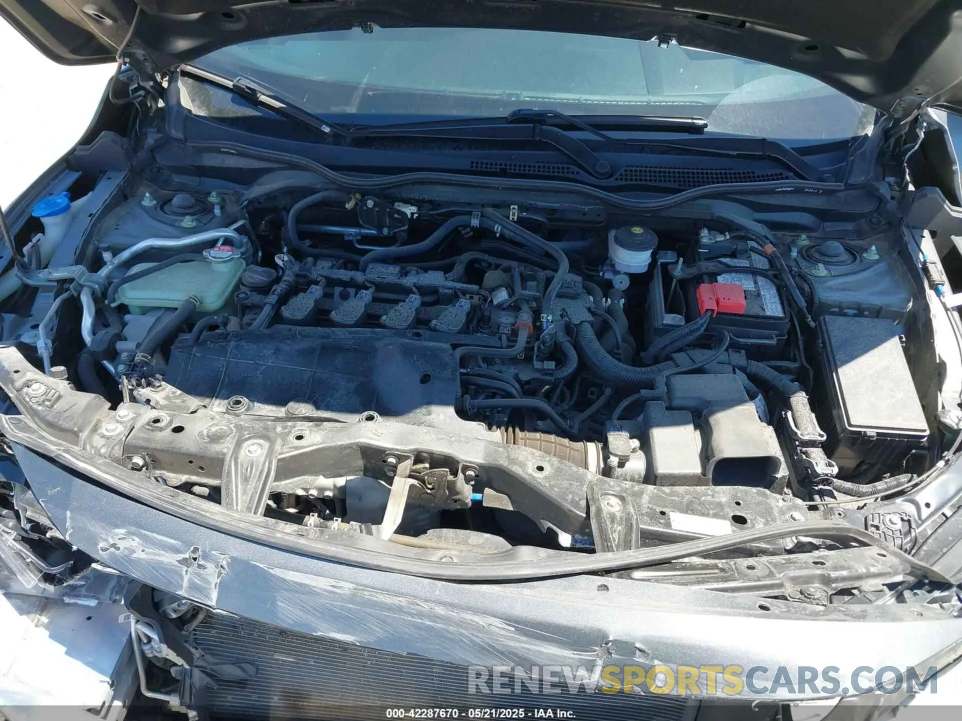 10 fotografías del automóvil dañado SHHFK7H88LU221499 HONDA CIVIC 2020