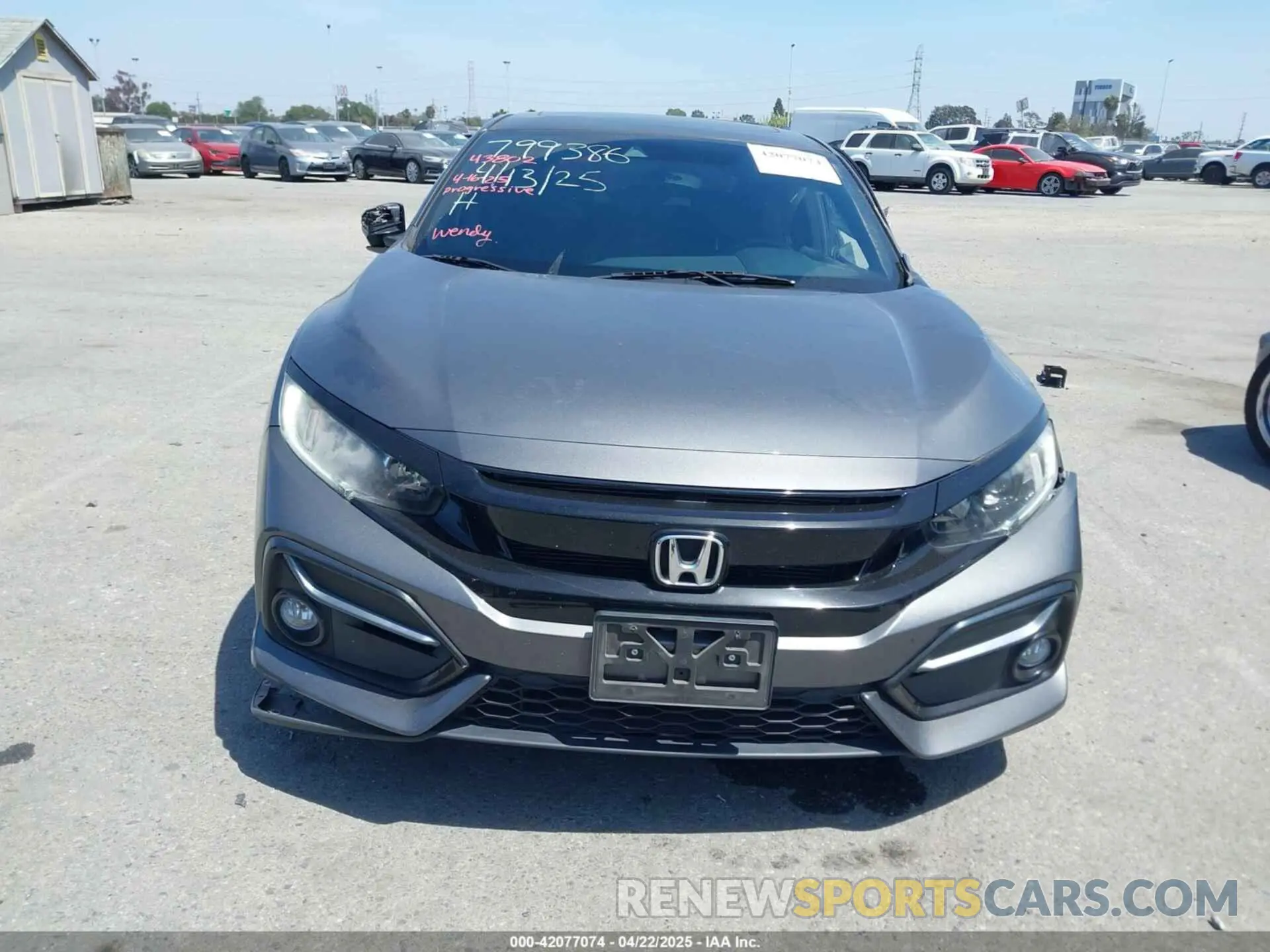12 fotografías del automóvil dañado SHHFK7H88LU414008 HONDA CIVIC 2020
