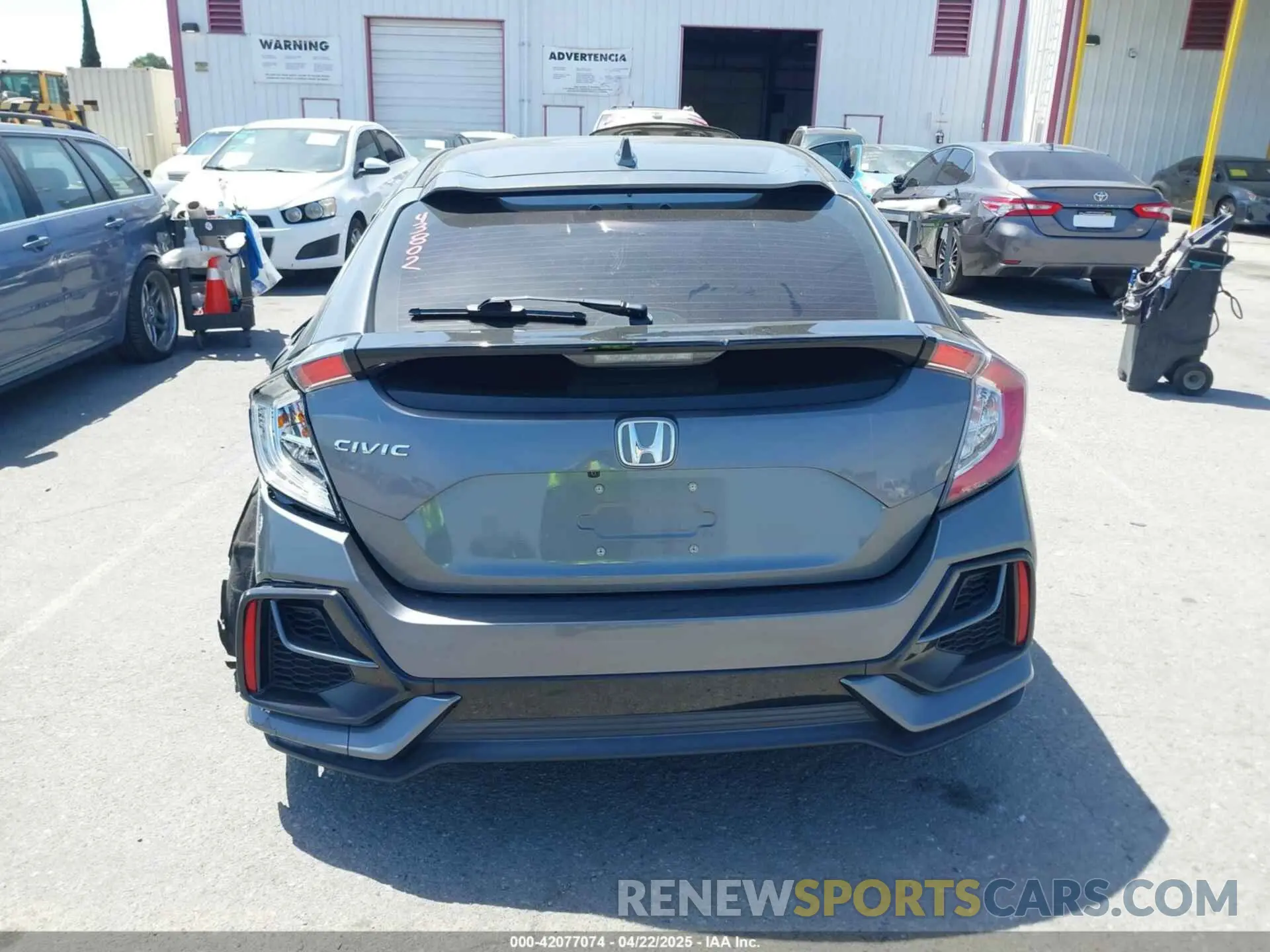 16 fotografías del automóvil dañado SHHFK7H88LU414008 HONDA CIVIC 2020