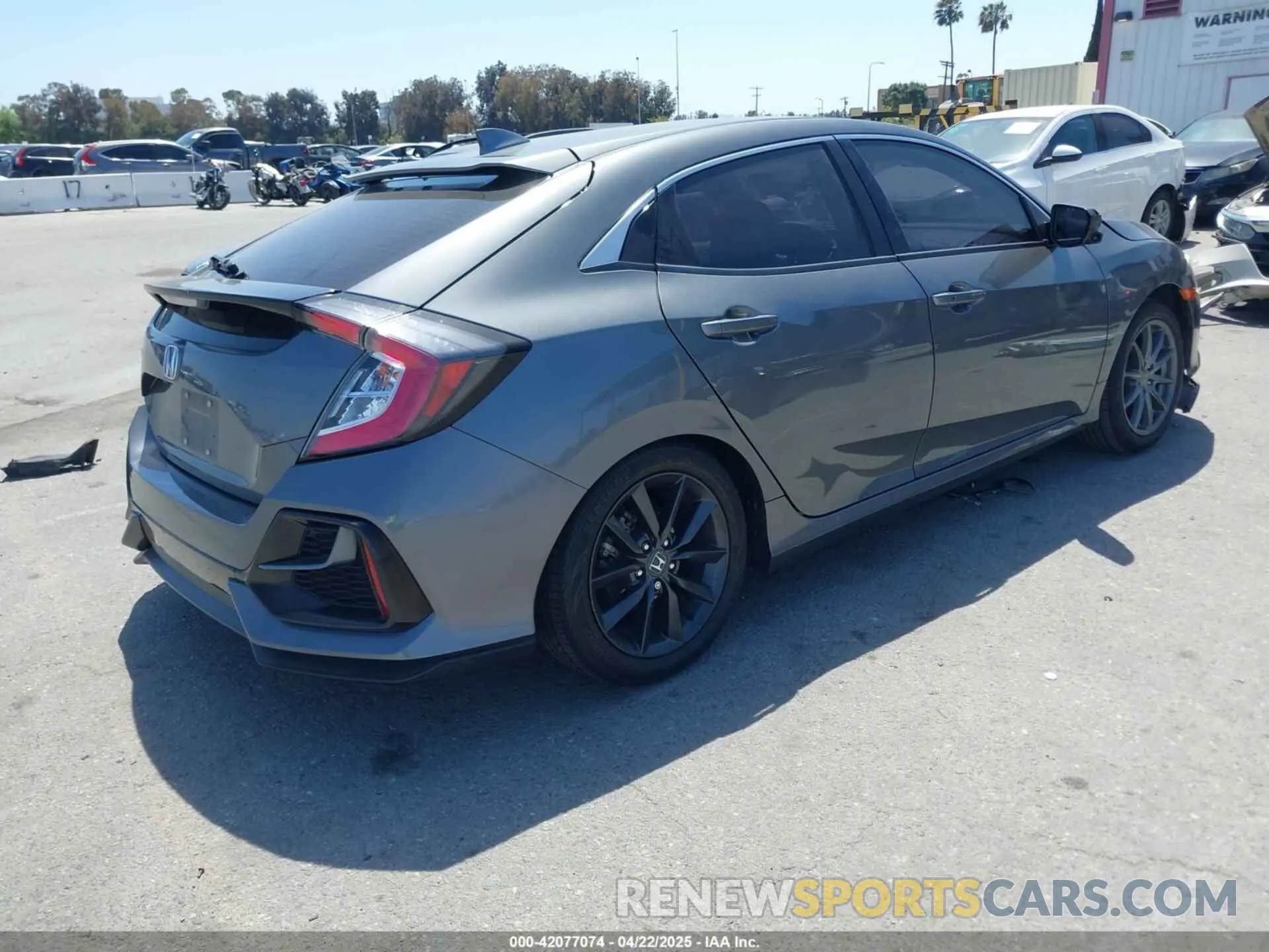 4 fotografías del automóvil dañado SHHFK7H88LU414008 HONDA CIVIC 2020