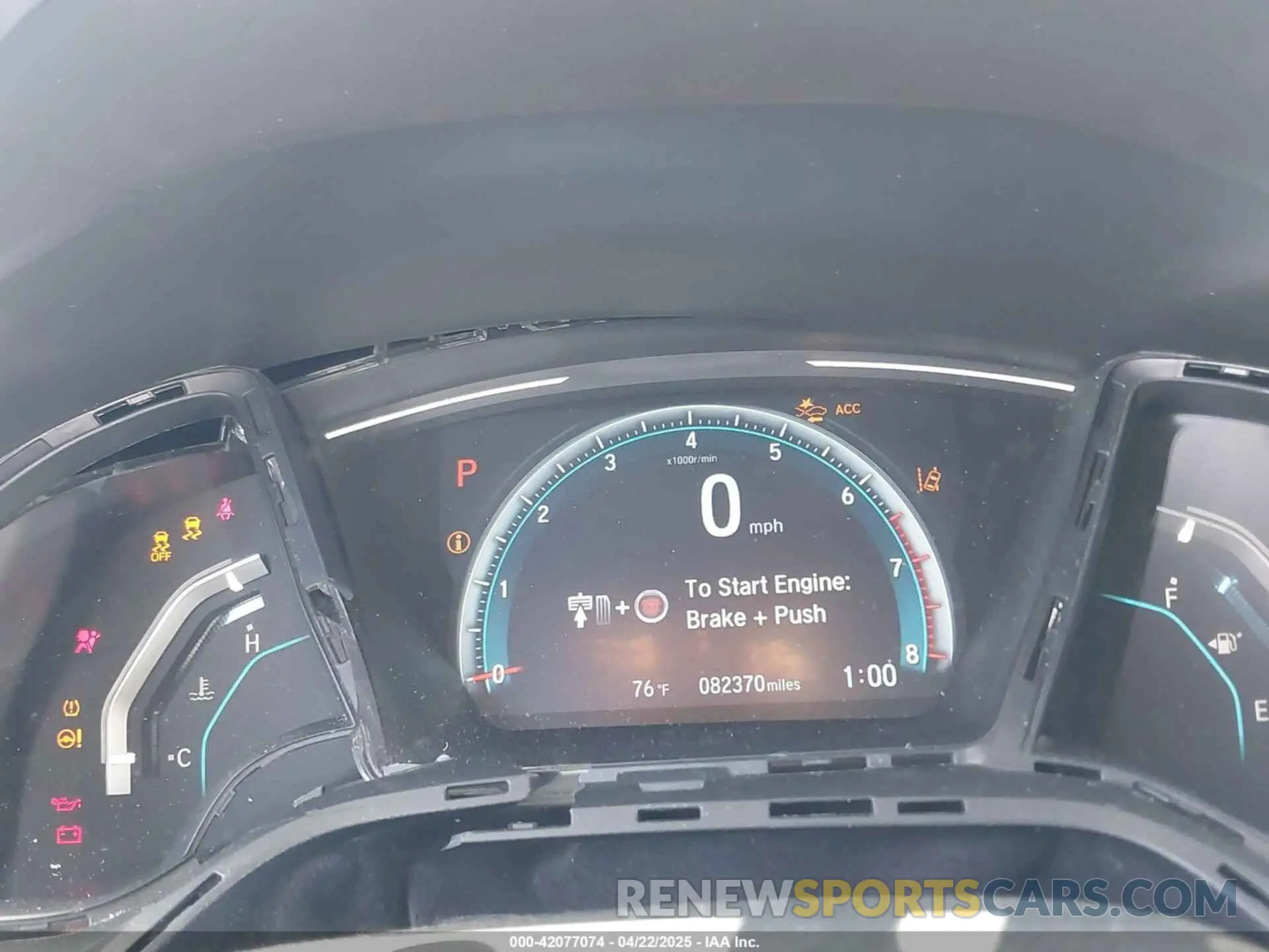 7 fotografías del automóvil dañado SHHFK7H88LU414008 HONDA CIVIC 2020