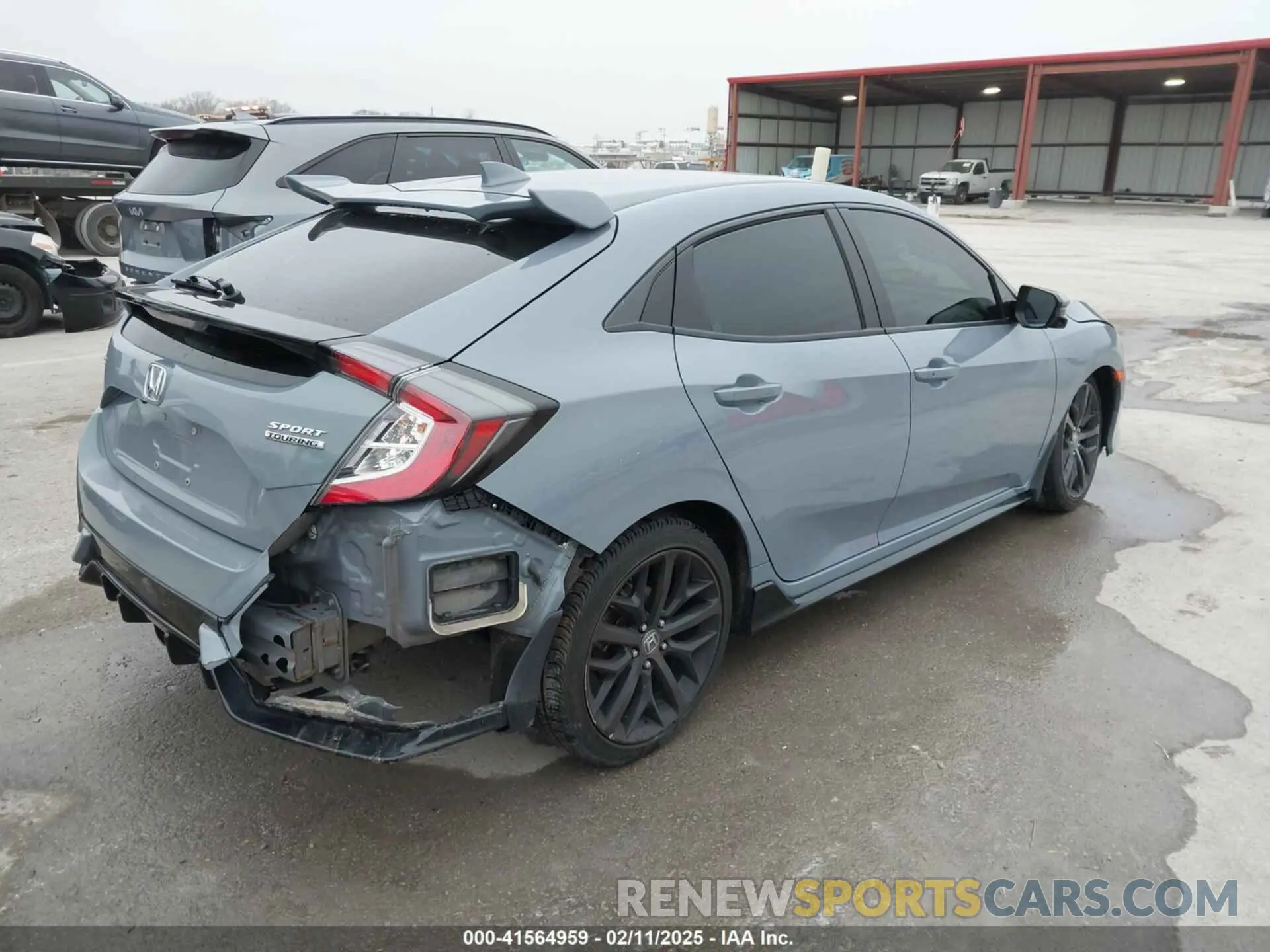 4 fotografías del automóvil dañado SHHFK7H90LU203314 HONDA CIVIC 2020
