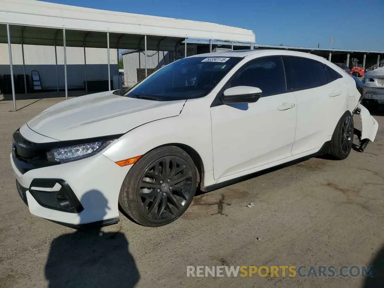 1 fotografías del automóvil dañado SHHFK7H91LU412223 HONDA CIVIC 2020