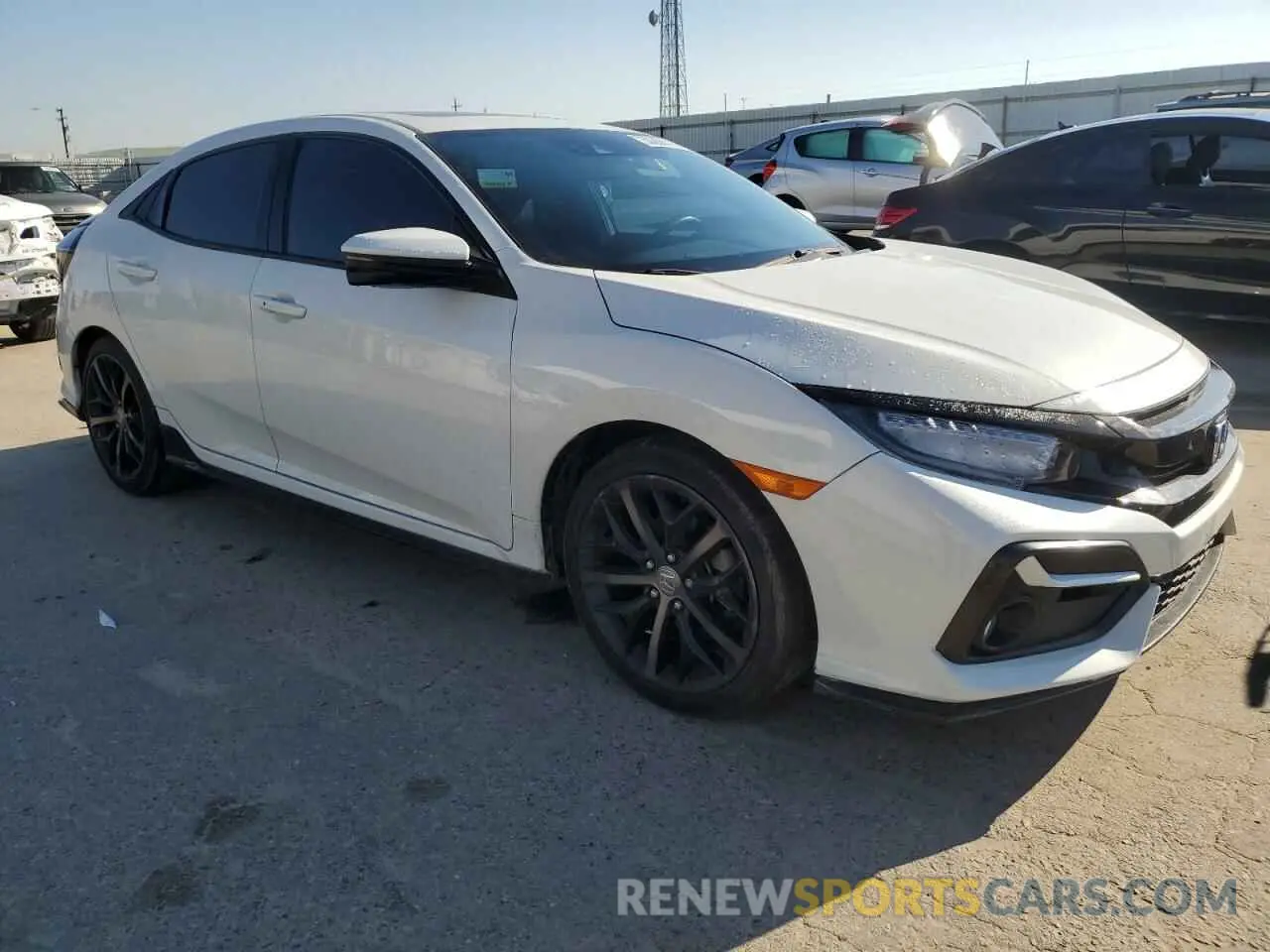 4 fotografías del automóvil dañado SHHFK7H91LU412223 HONDA CIVIC 2020