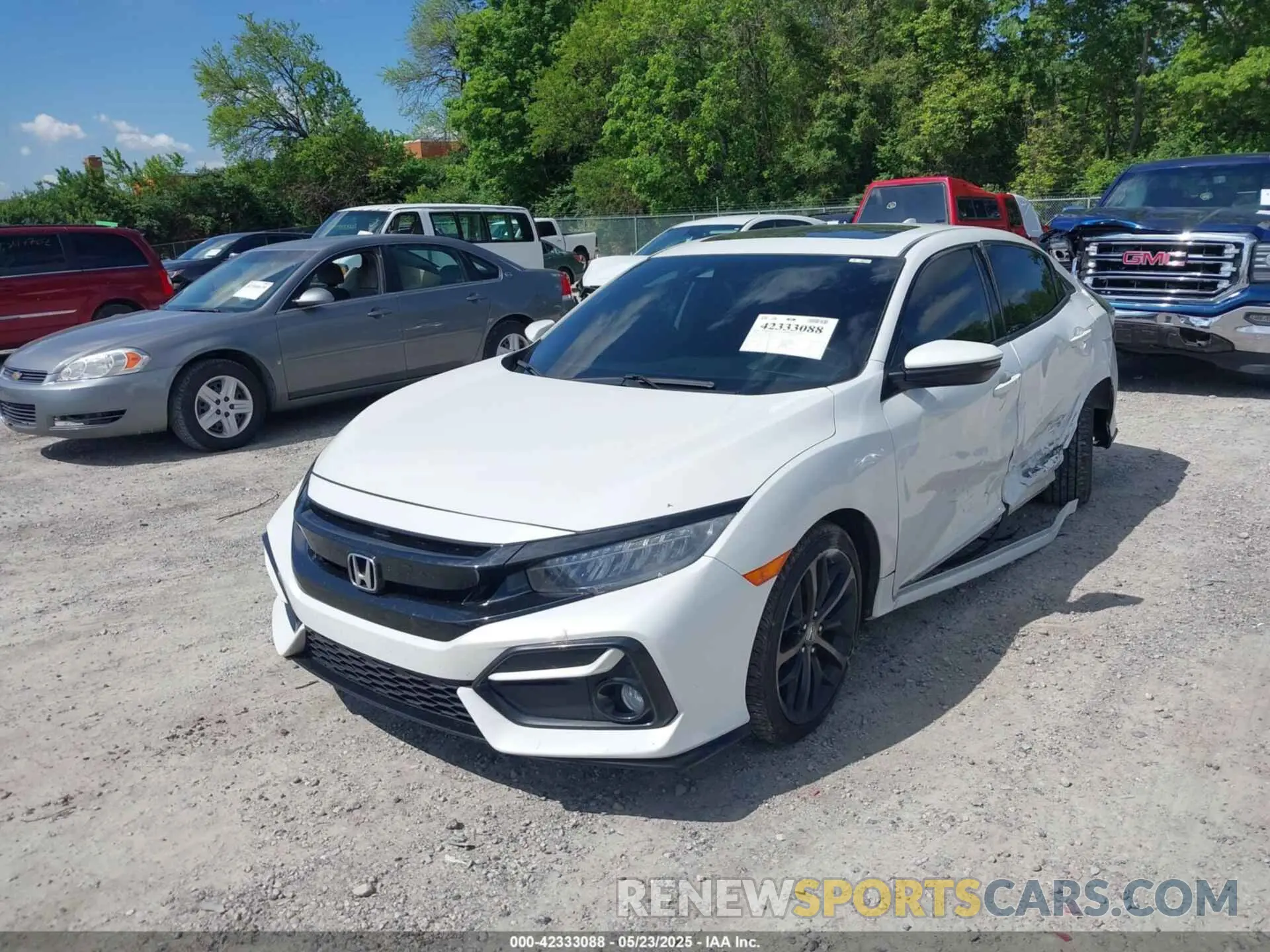 2 fotografías del automóvil dañado SHHFK7H94LU225056 HONDA CIVIC 2020