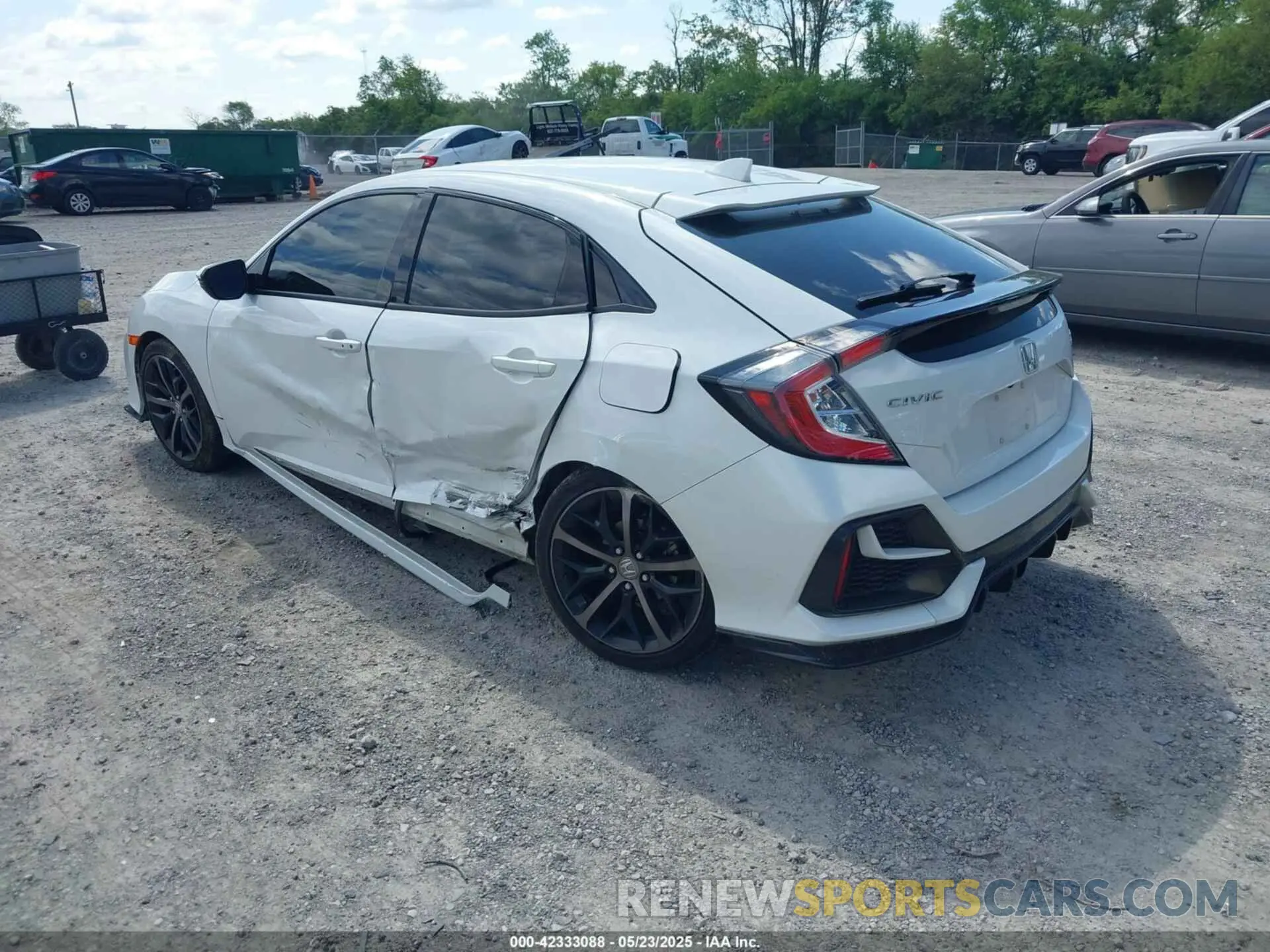 3 fotografías del automóvil dañado SHHFK7H94LU225056 HONDA CIVIC 2020