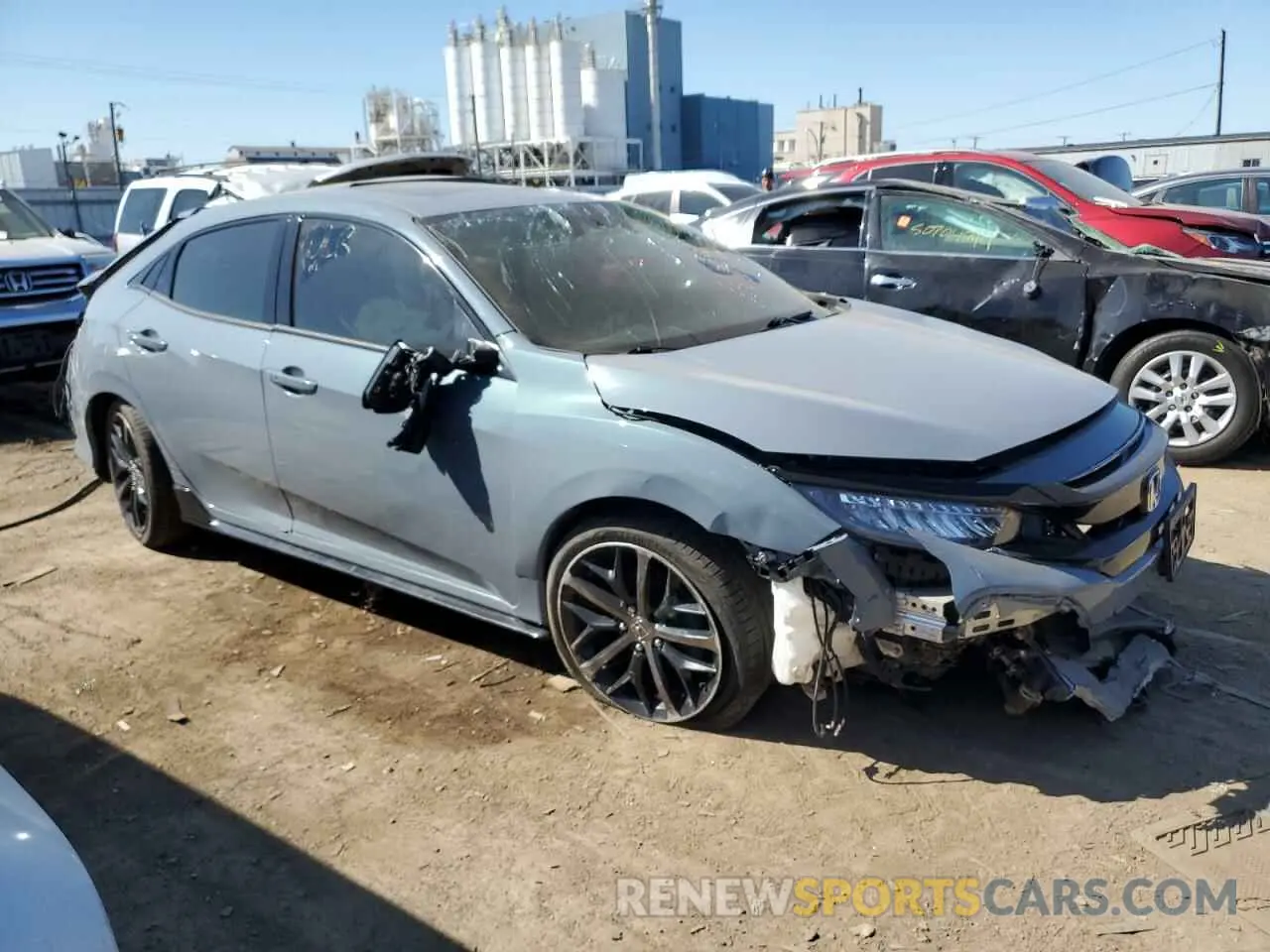 4 fotografías del automóvil dañado SHHFK7H97LU418706 HONDA CIVIC 2020