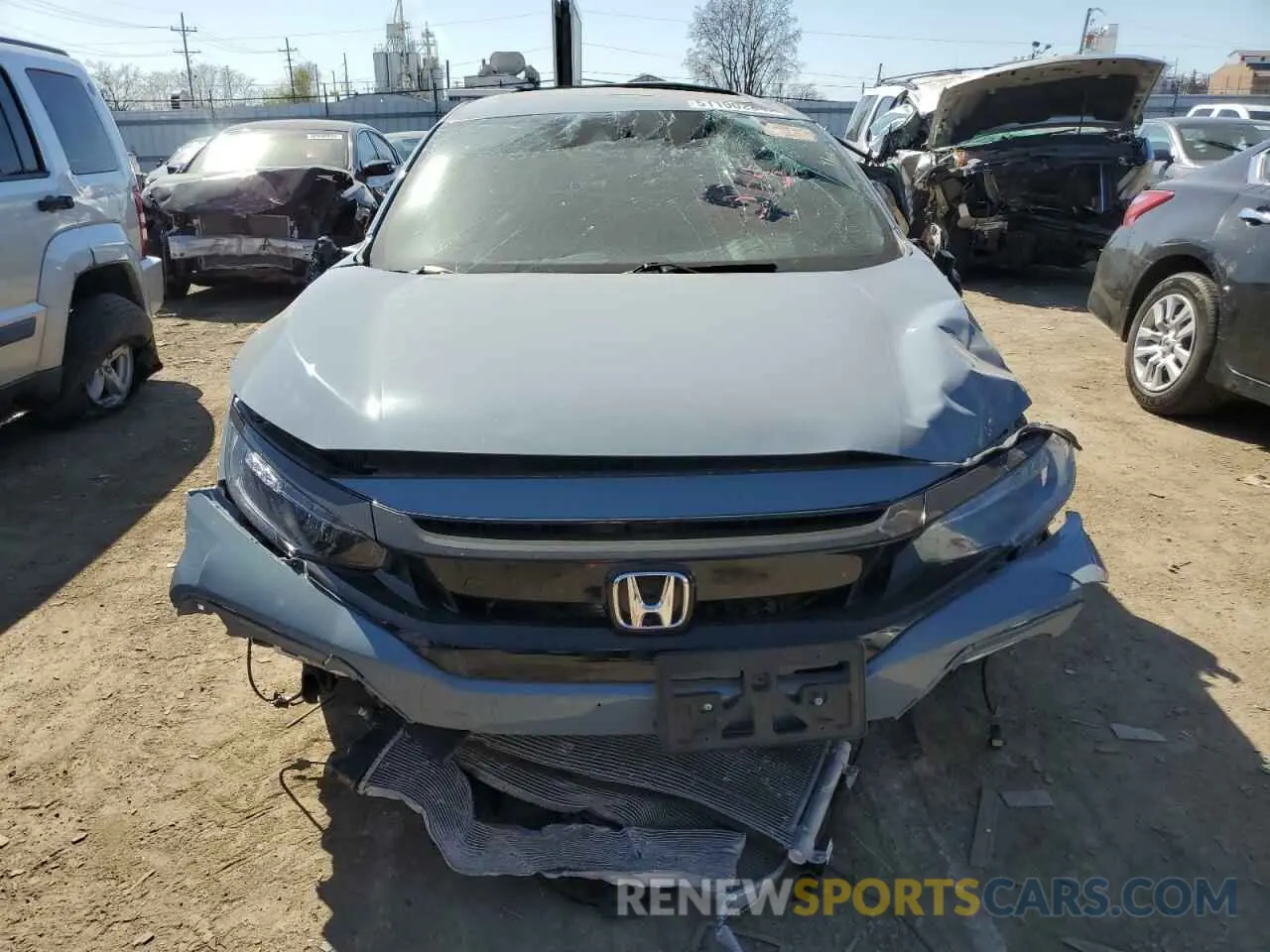 5 fotografías del automóvil dañado SHHFK7H97LU418706 HONDA CIVIC 2020