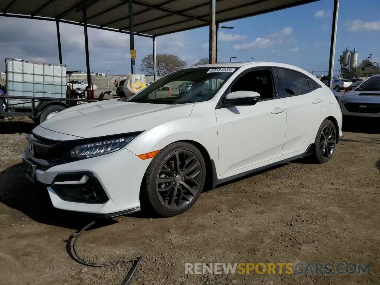 1 fotografías del automóvil dañado SHHFK7H98LU213279 HONDA CIVIC 2020