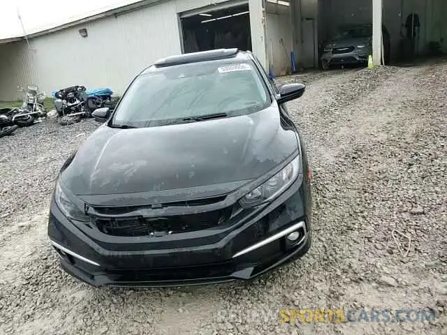 14 fotografías del automóvil dañado 19XFC1F30ME004572 HONDA CIVIC 2021