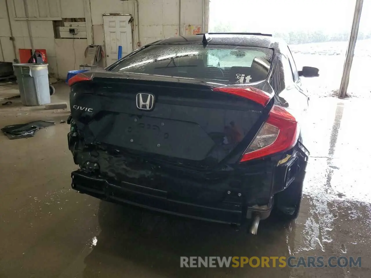6 fotografías del automóvil dañado 19XFC1F30ME004572 HONDA CIVIC 2021