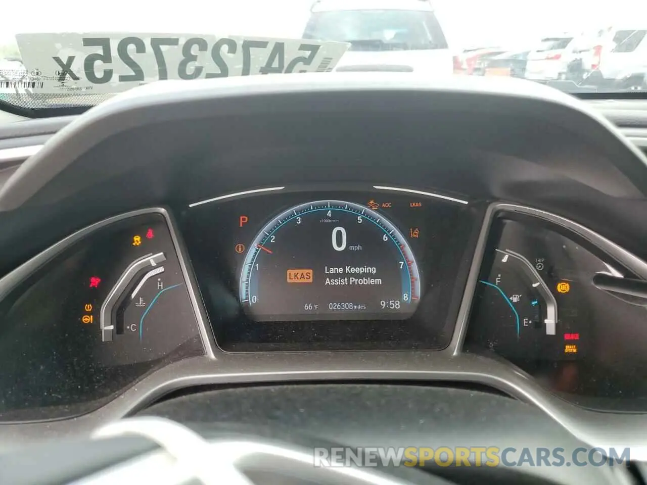 9 fotografías del automóvil dañado 19XFC1F30ME205095 HONDA CIVIC 2021