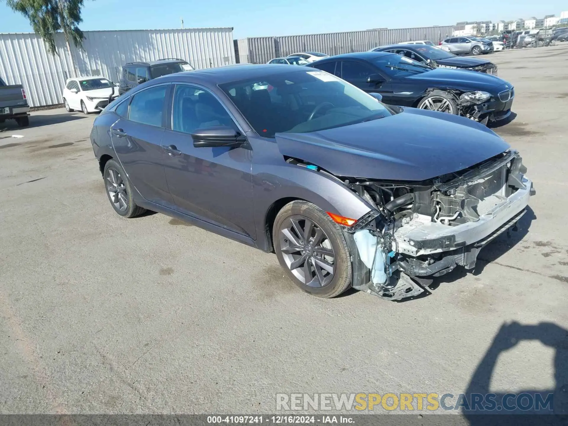 1 fotografías del automóvil dañado 19XFC1F30ME206537 HONDA CIVIC 2021