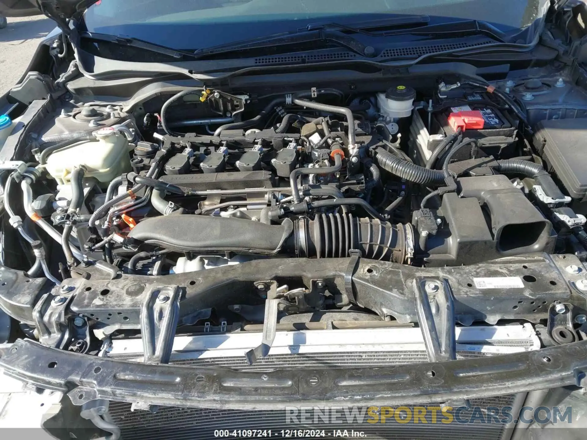 10 fotografías del automóvil dañado 19XFC1F30ME206537 HONDA CIVIC 2021