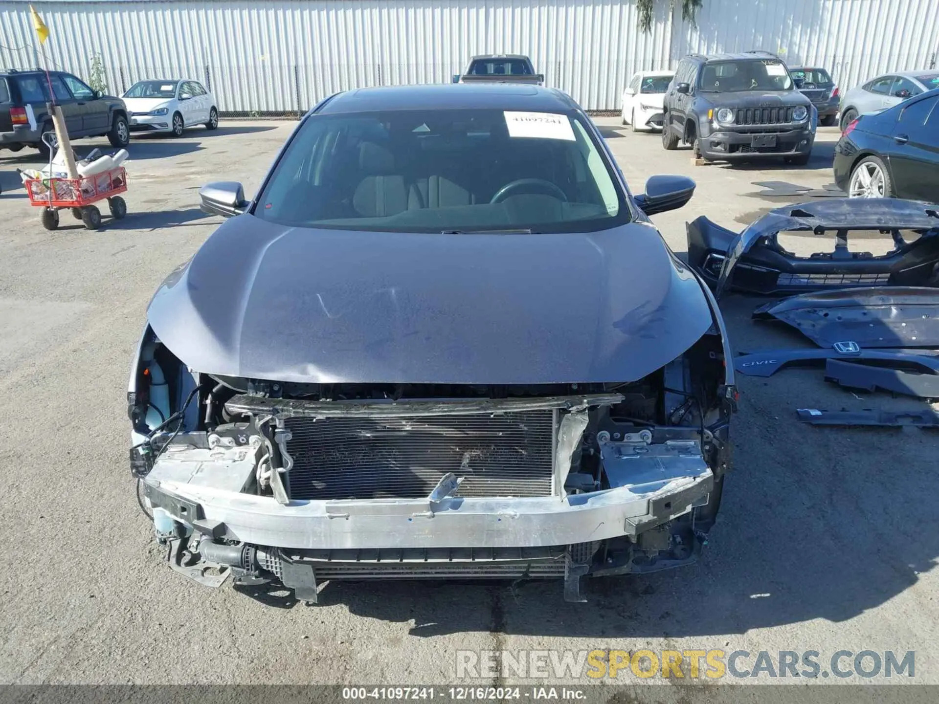13 fotografías del automóvil dañado 19XFC1F30ME206537 HONDA CIVIC 2021