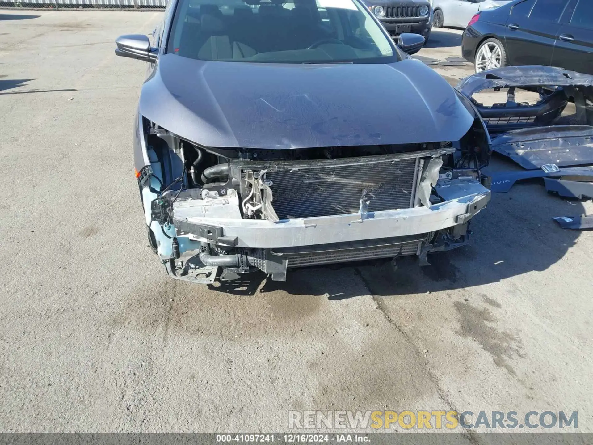 6 fotografías del automóvil dañado 19XFC1F30ME206537 HONDA CIVIC 2021