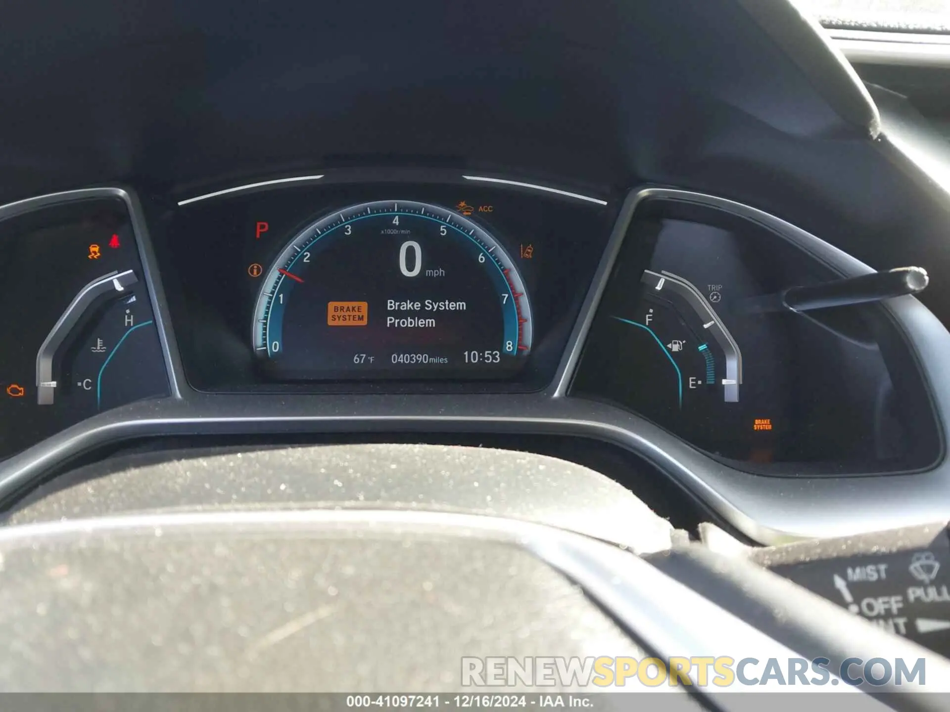 7 fotografías del automóvil dañado 19XFC1F30ME206537 HONDA CIVIC 2021