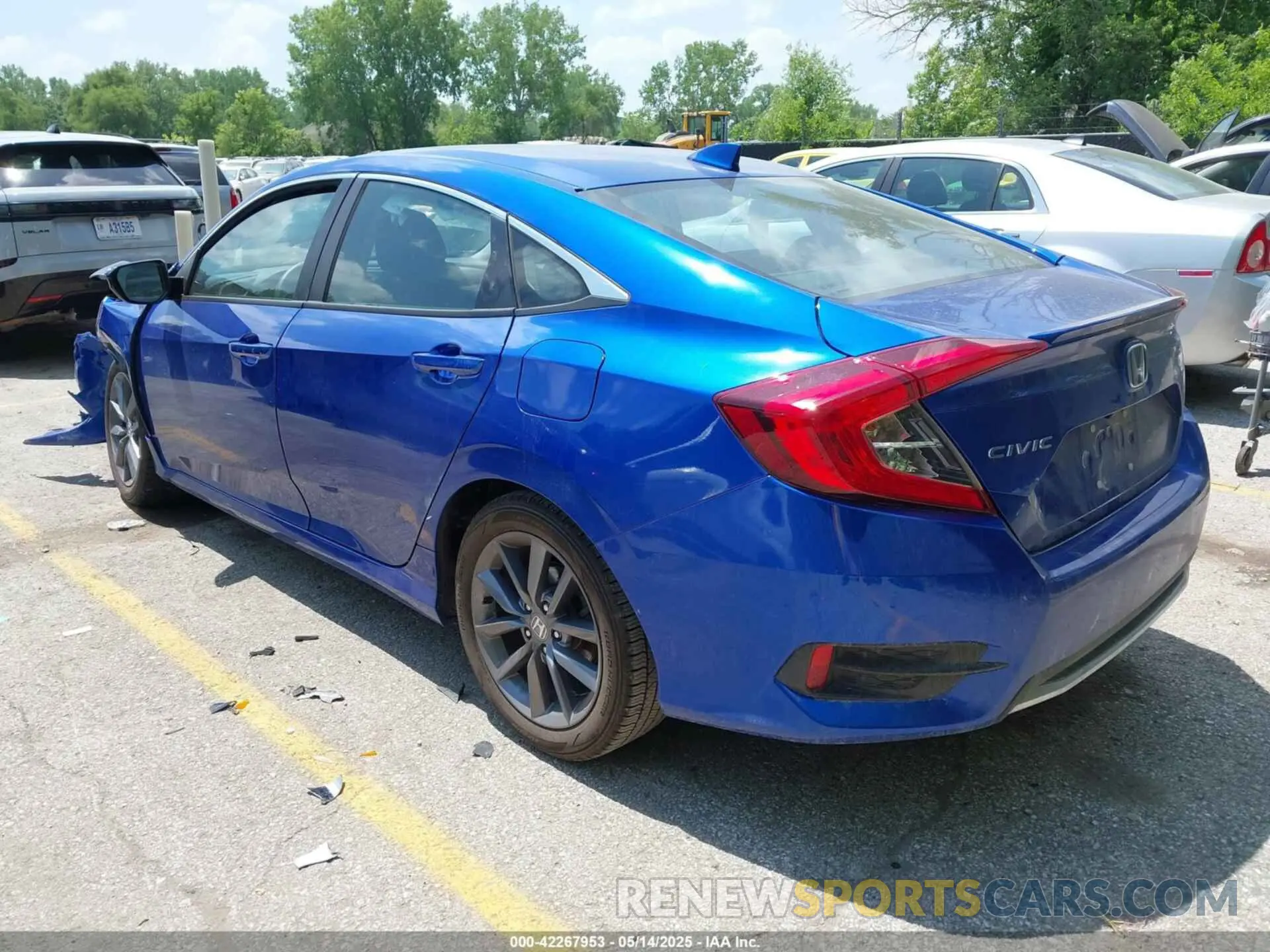 3 fotografías del automóvil dañado 19XFC1F31ME001289 HONDA CIVIC 2021