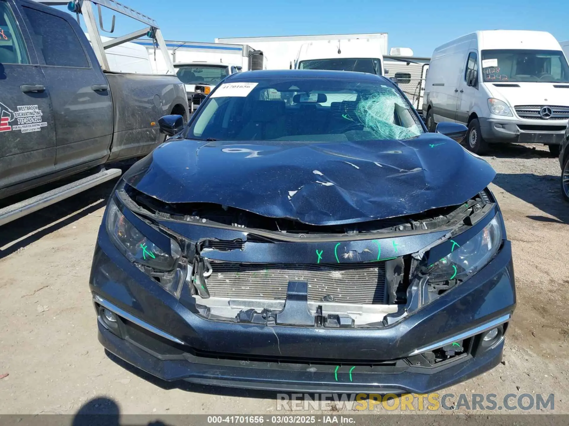 6 fotografías del automóvil dañado 19XFC1F32ME208421 HONDA CIVIC 2021