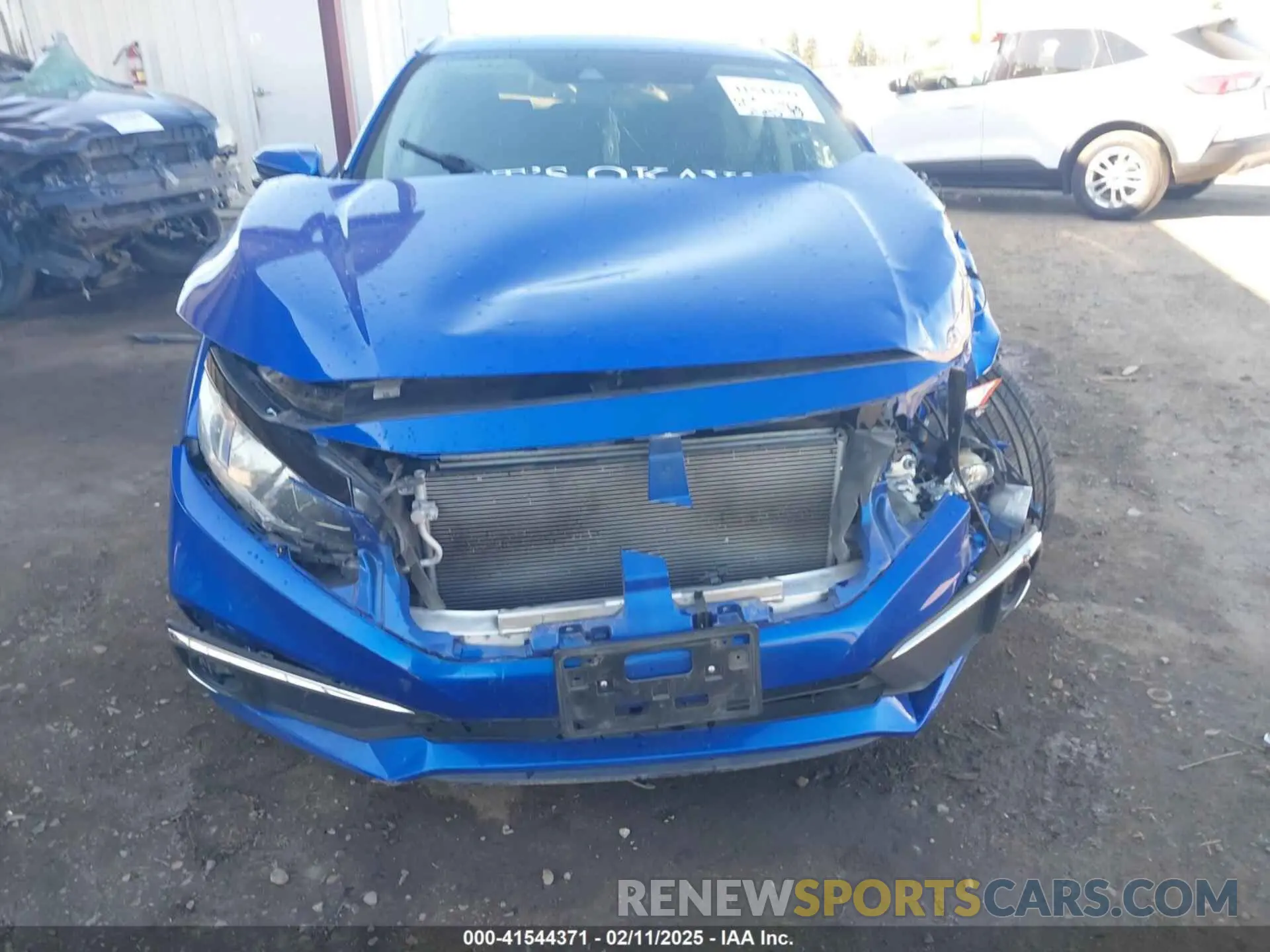 12 fotografías del automóvil dañado 19XFC1F33ME207410 HONDA CIVIC 2021