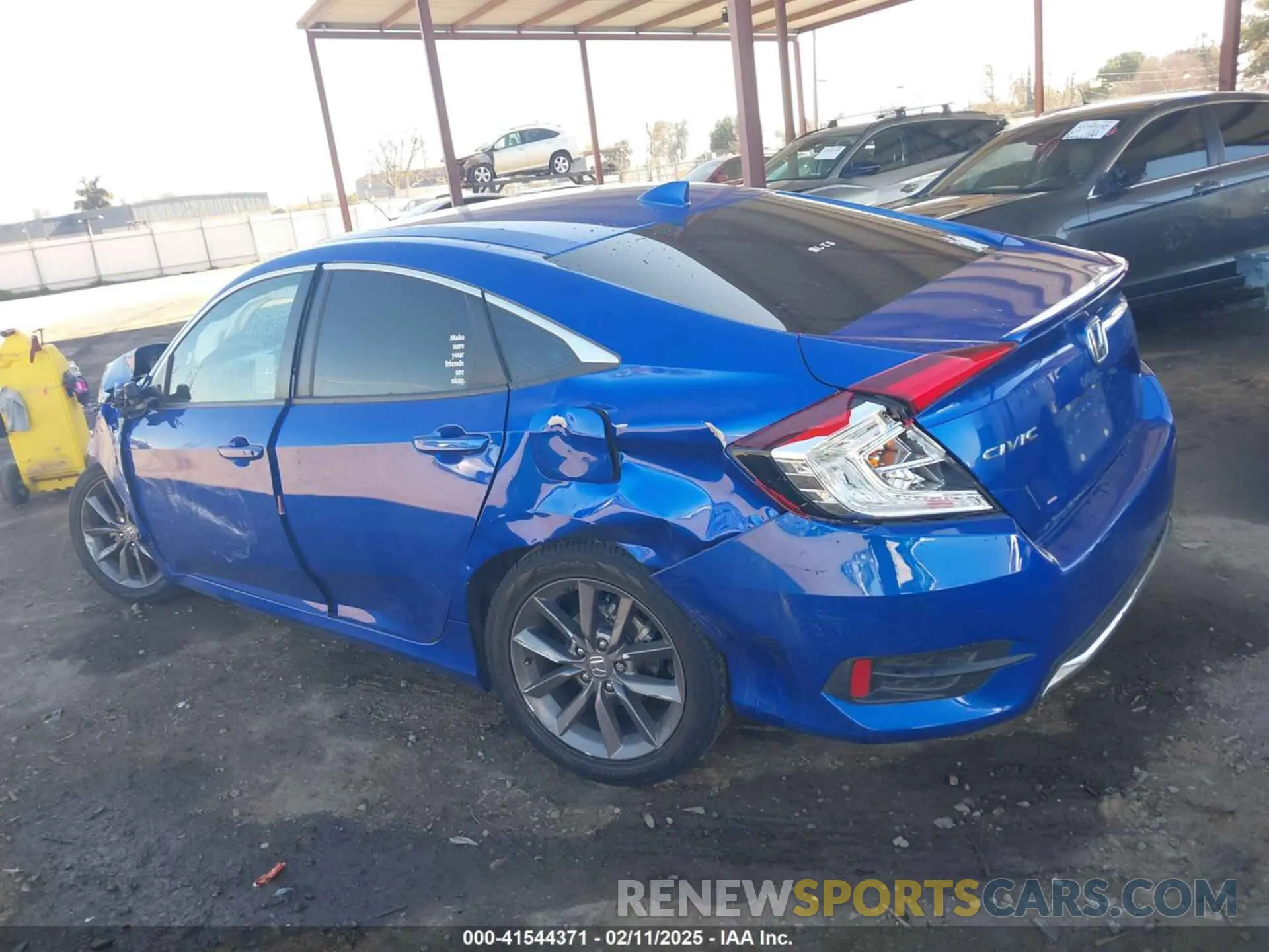 14 fotografías del automóvil dañado 19XFC1F33ME207410 HONDA CIVIC 2021
