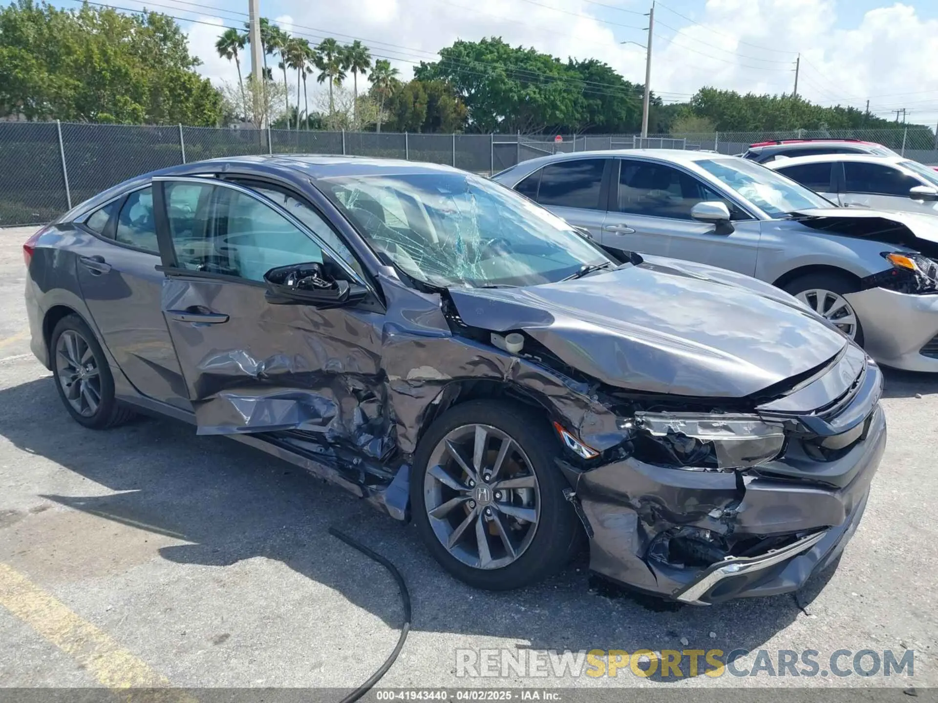 1 fotografías del automóvil dañado 19XFC1F34ME001481 HONDA CIVIC 2021