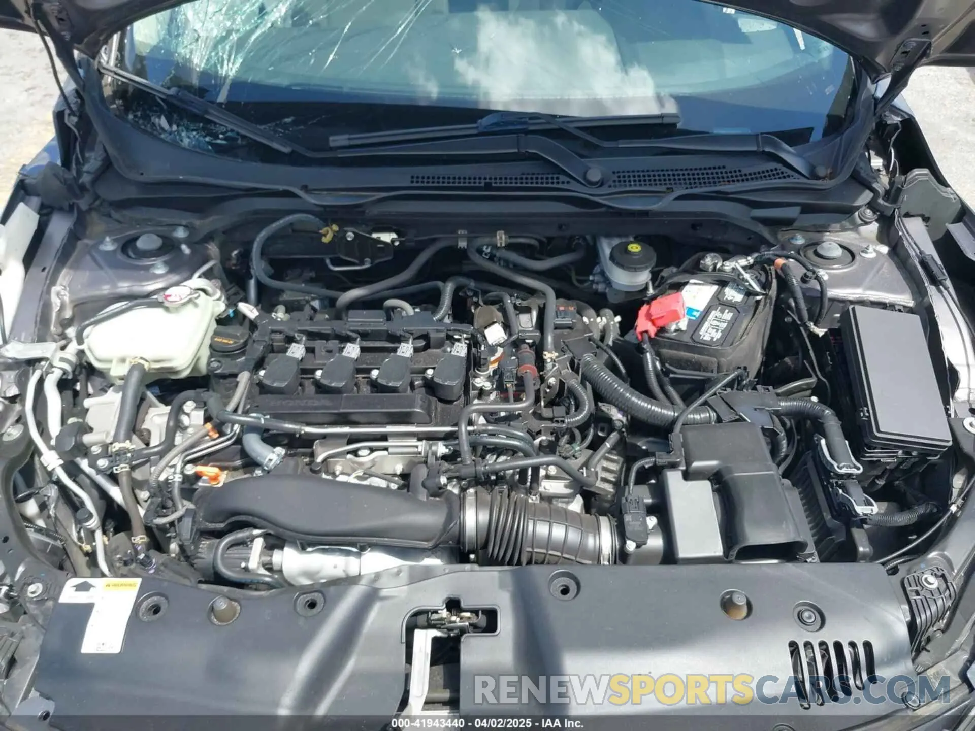 10 fotografías del automóvil dañado 19XFC1F34ME001481 HONDA CIVIC 2021