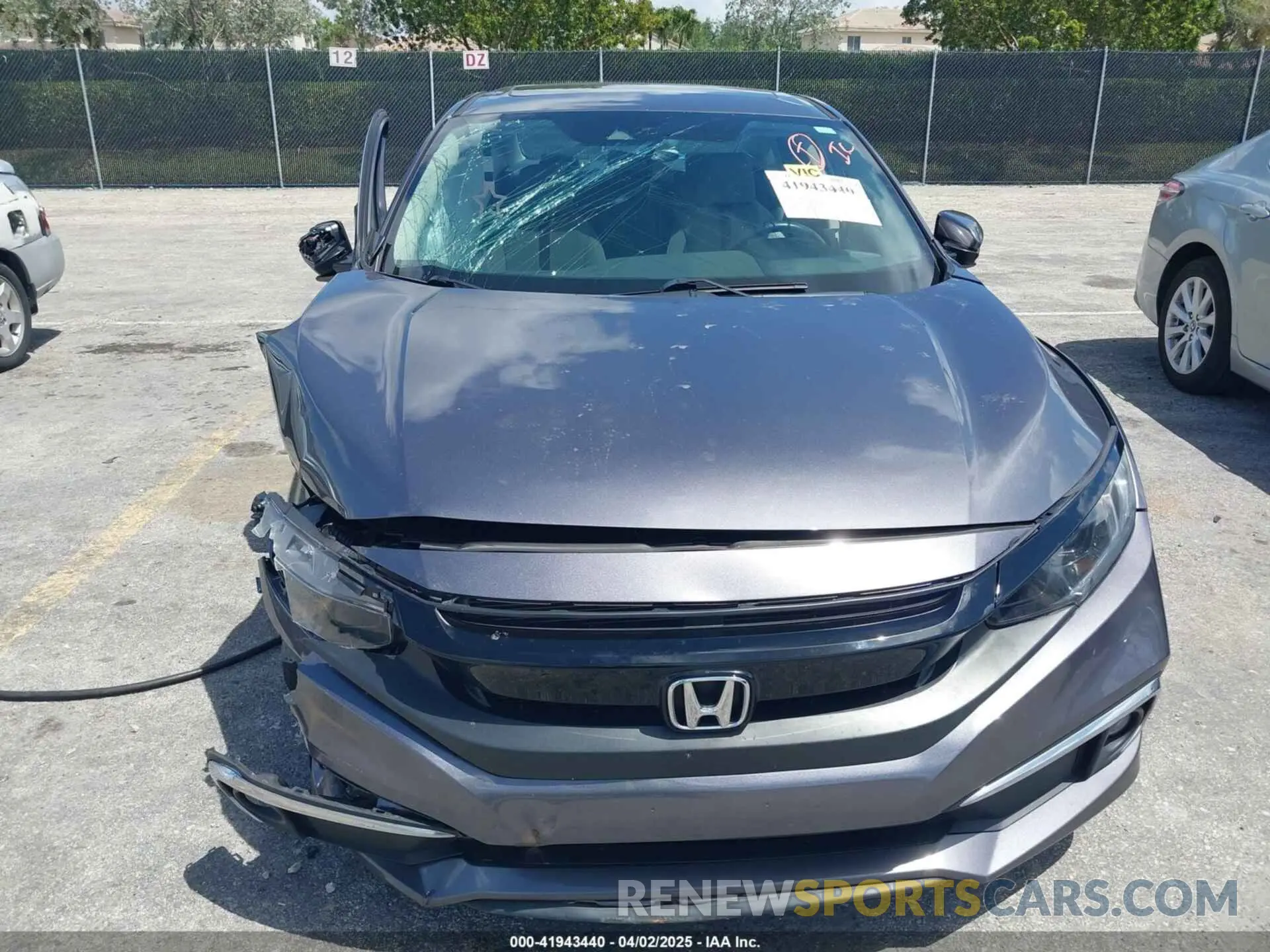 11 fotografías del automóvil dañado 19XFC1F34ME001481 HONDA CIVIC 2021