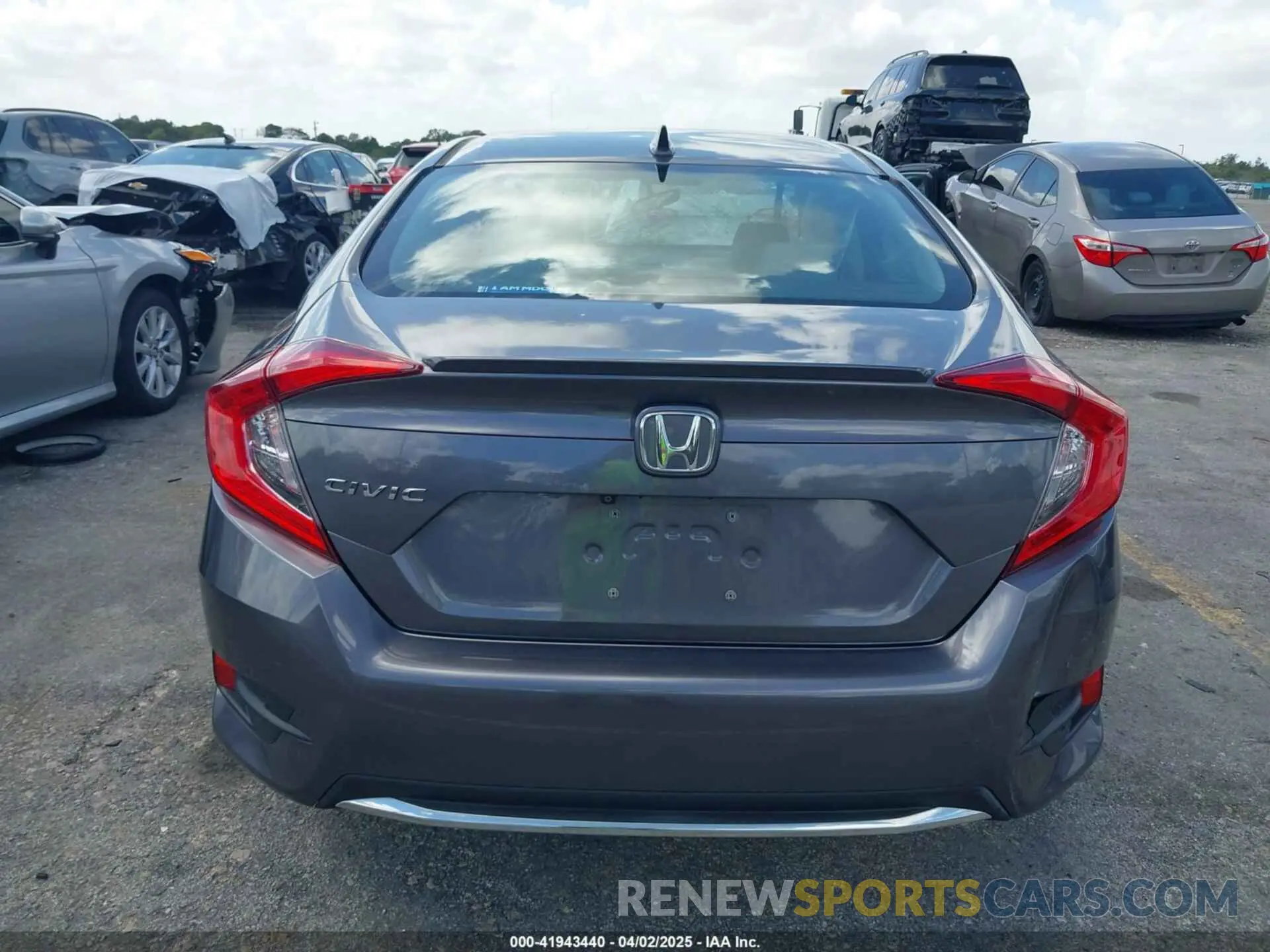 15 fotografías del automóvil dañado 19XFC1F34ME001481 HONDA CIVIC 2021