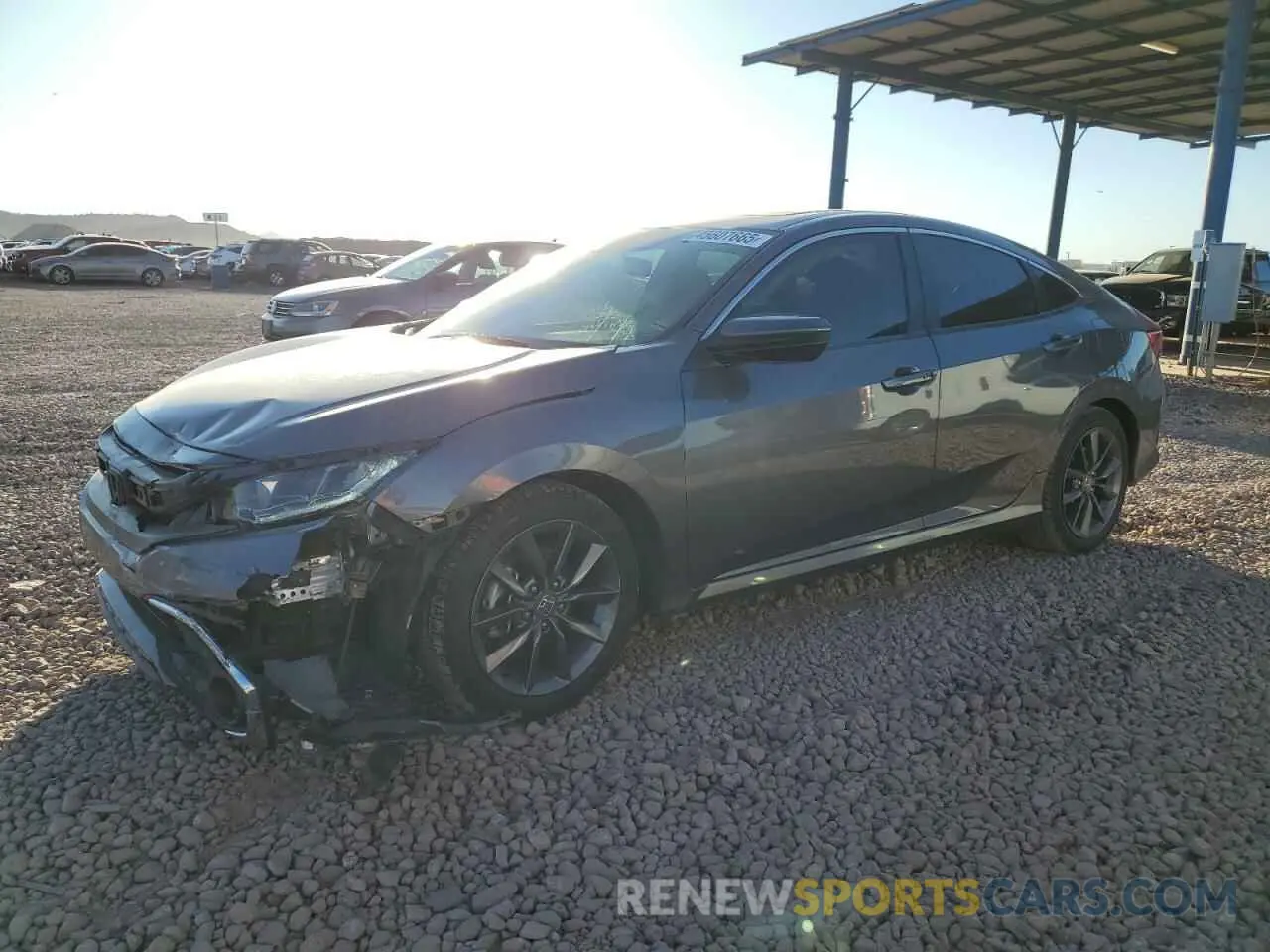 1 fotografías del automóvil dañado 19XFC1F34ME012531 HONDA CIVIC 2021