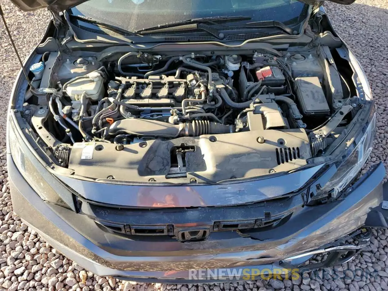 11 fotografías del automóvil dañado 19XFC1F34ME012531 HONDA CIVIC 2021