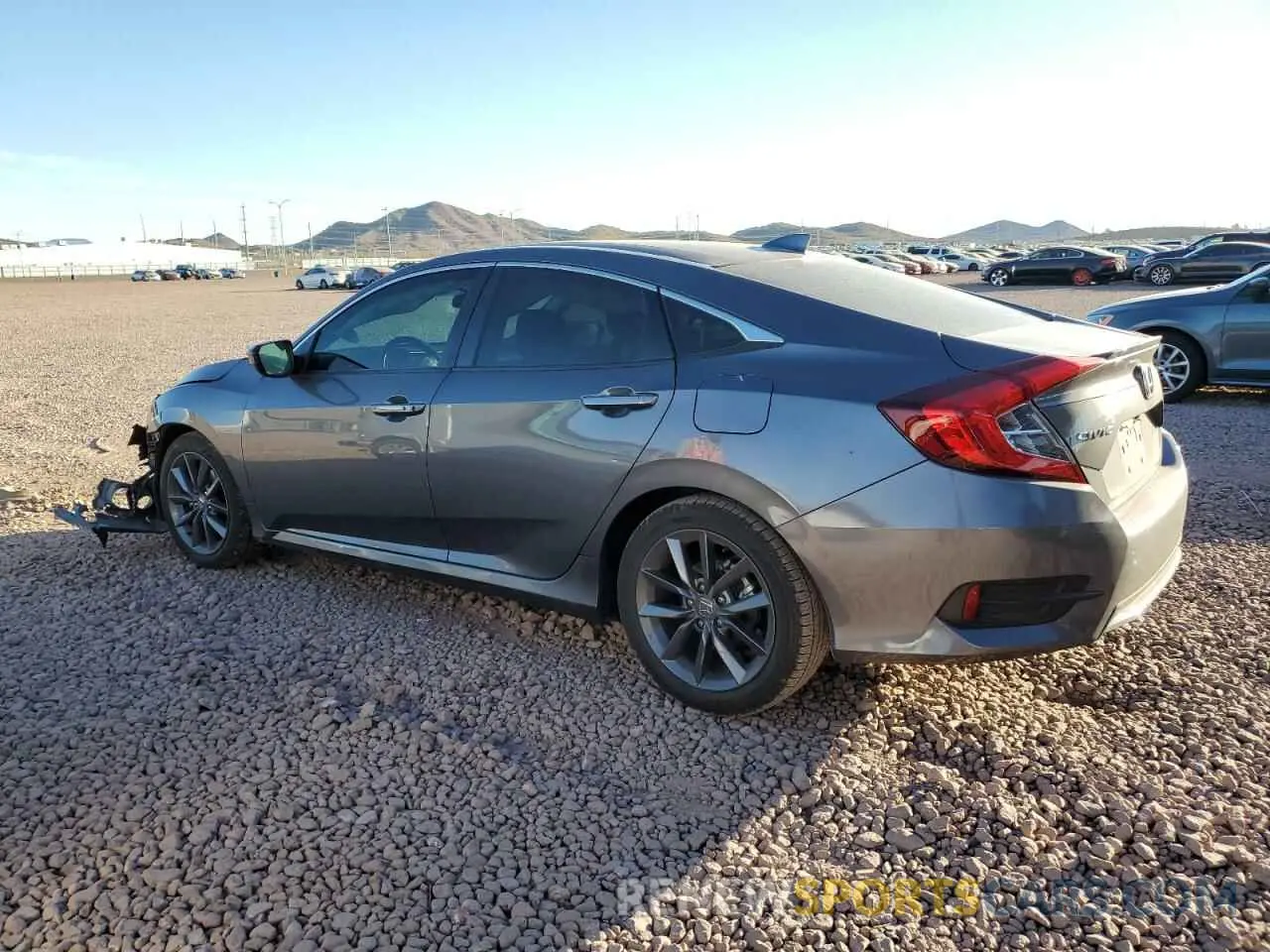 2 fotografías del automóvil dañado 19XFC1F34ME012531 HONDA CIVIC 2021