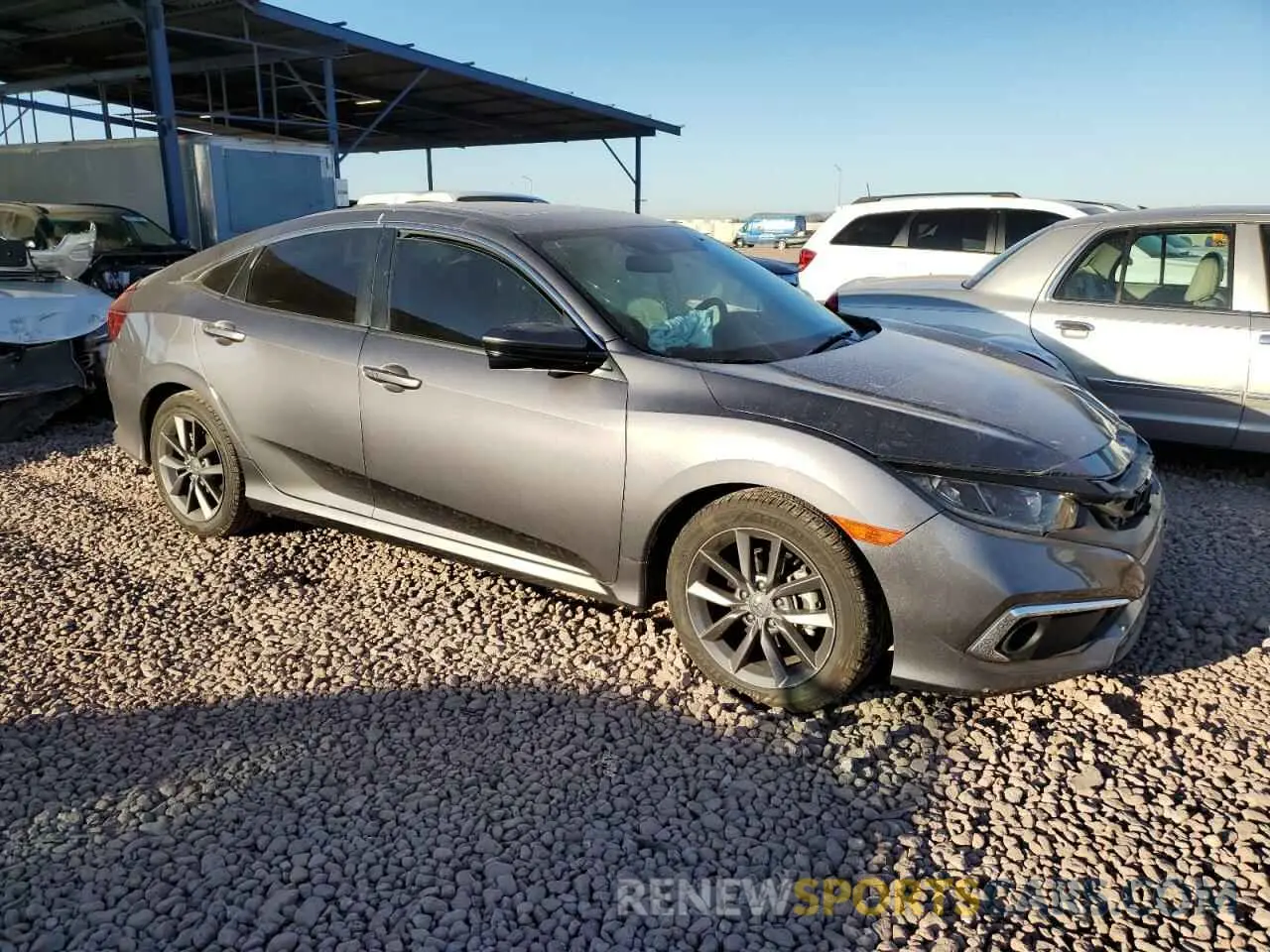 4 fotografías del automóvil dañado 19XFC1F34ME012531 HONDA CIVIC 2021