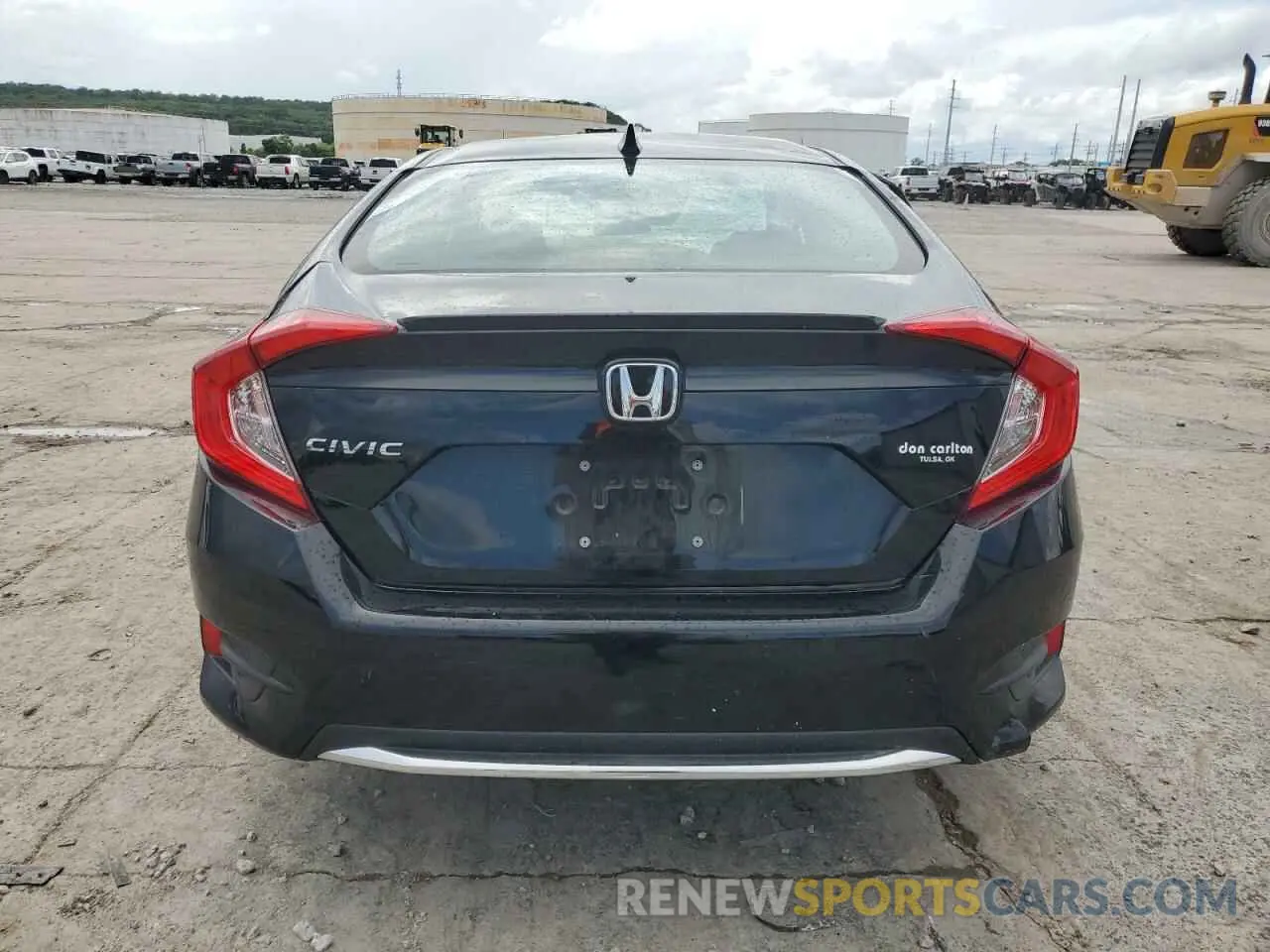 6 fotografías del automóvil dañado 19XFC1F35ME000596 HONDA CIVIC 2021