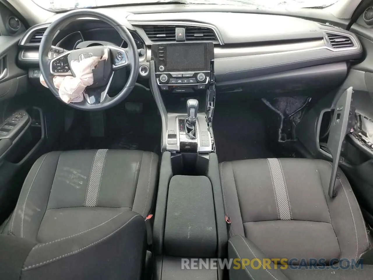 8 fotografías del automóvil dañado 19XFC1F35ME000596 HONDA CIVIC 2021
