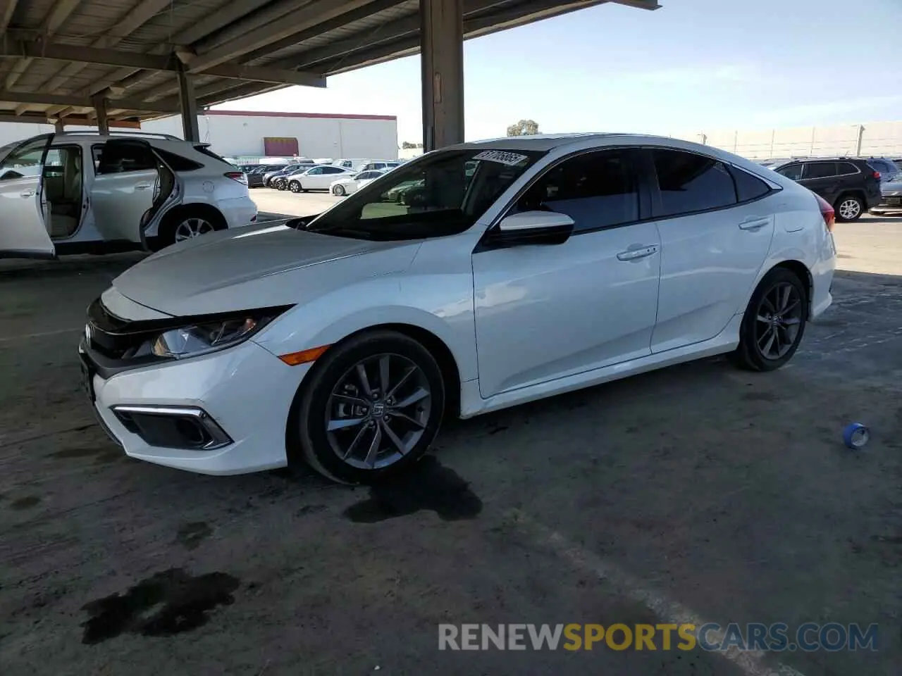 1 fotografías del automóvil dañado 19XFC1F35ME206579 HONDA CIVIC 2021
