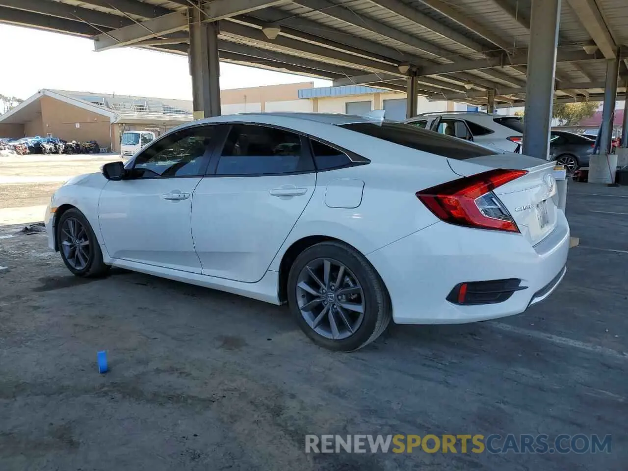 2 fotografías del automóvil dañado 19XFC1F35ME206579 HONDA CIVIC 2021