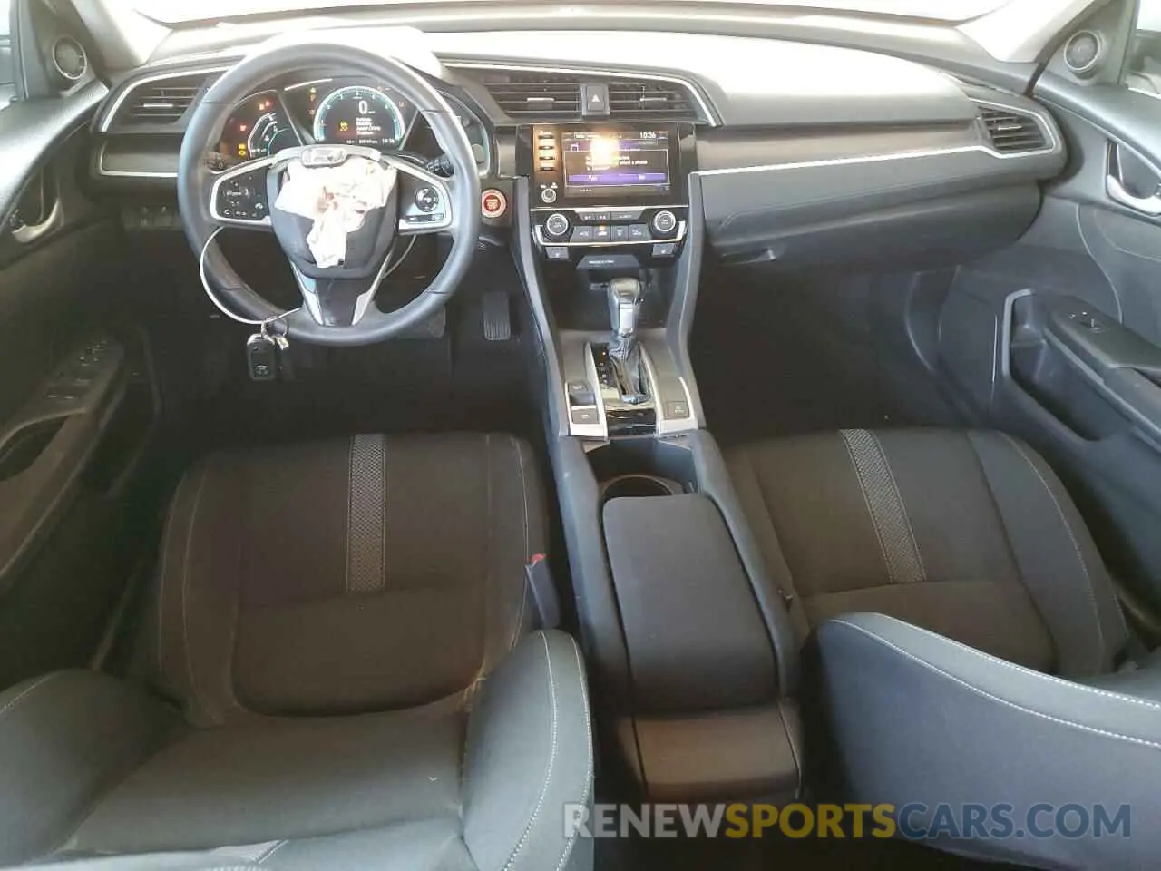 8 fotografías del automóvil dañado 19XFC1F35ME206579 HONDA CIVIC 2021