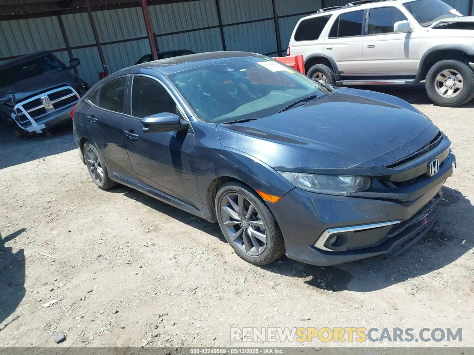 1 fotografías del automóvil dañado 19XFC1F36ME001577 HONDA CIVIC 2021