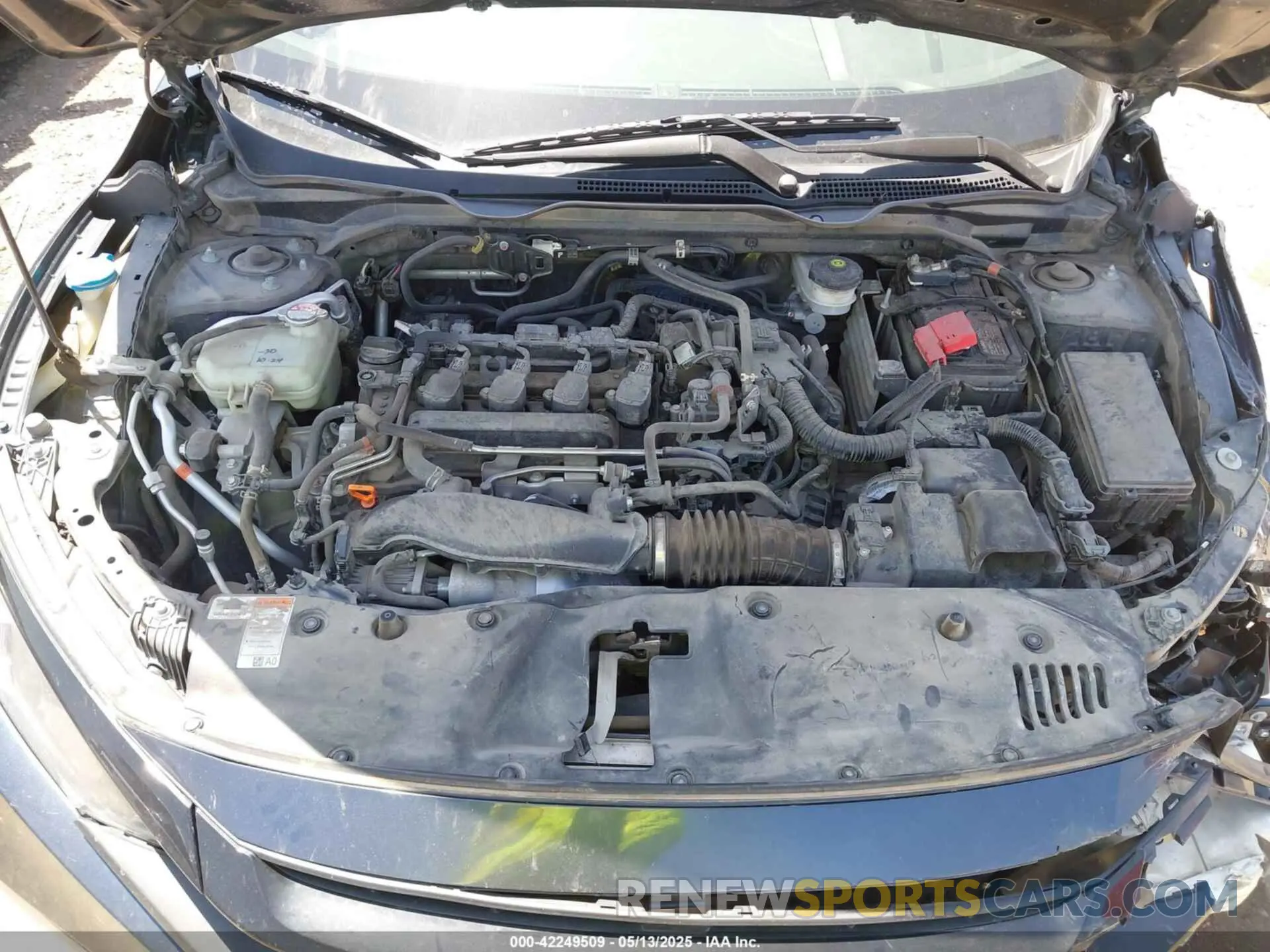 10 fotografías del automóvil dañado 19XFC1F36ME001577 HONDA CIVIC 2021