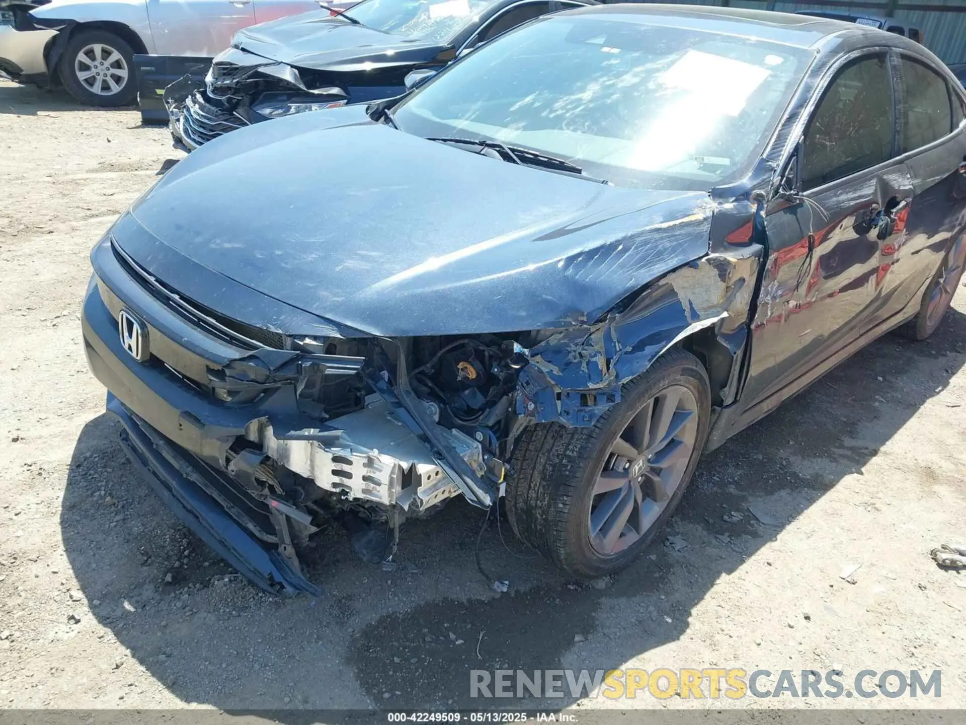 12 fotografías del automóvil dañado 19XFC1F36ME001577 HONDA CIVIC 2021