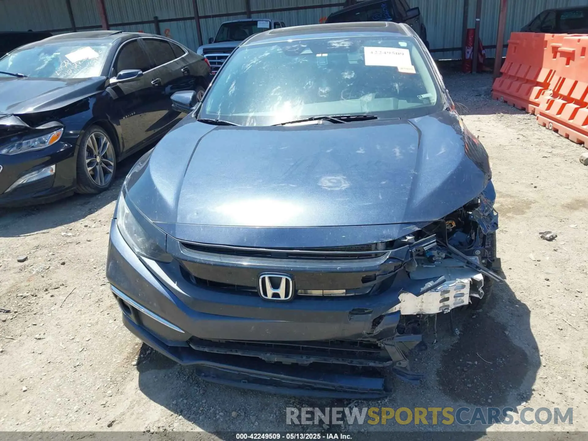 13 fotografías del automóvil dañado 19XFC1F36ME001577 HONDA CIVIC 2021