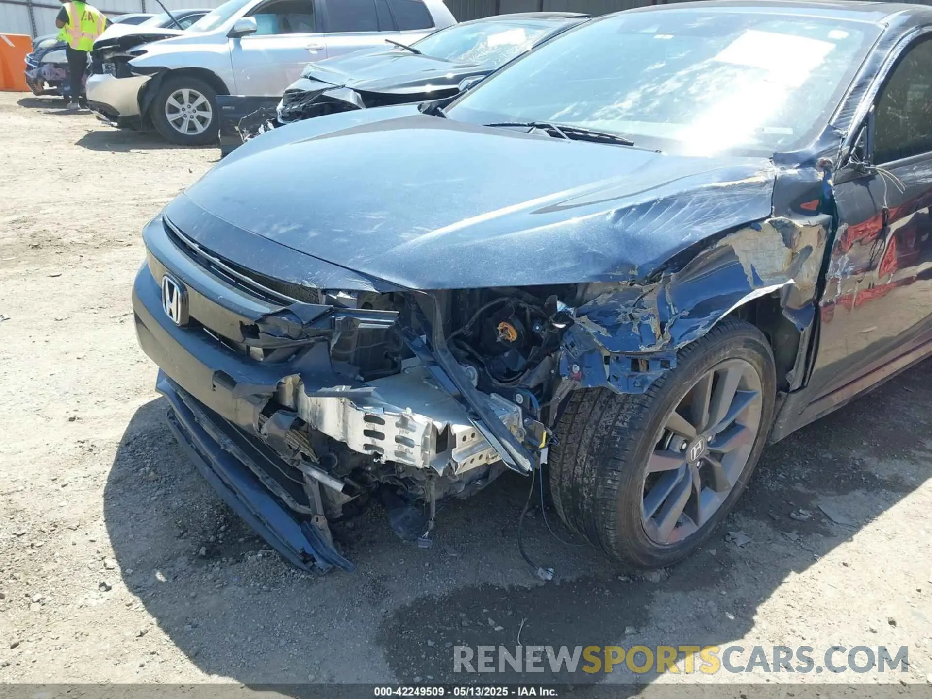 18 fotografías del automóvil dañado 19XFC1F36ME001577 HONDA CIVIC 2021