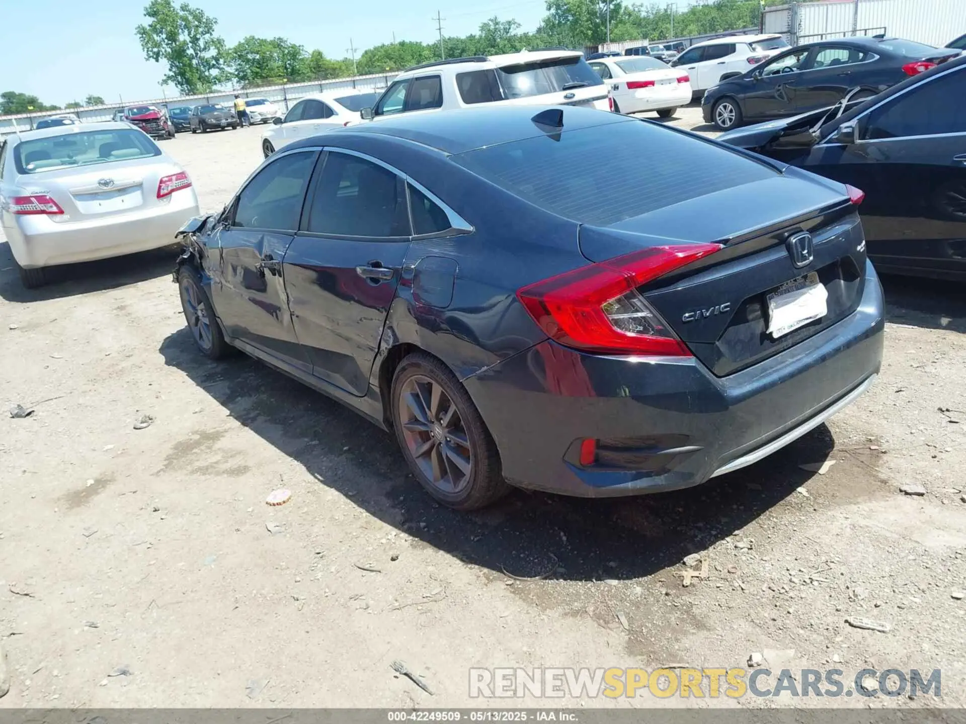 3 fotografías del automóvil dañado 19XFC1F36ME001577 HONDA CIVIC 2021