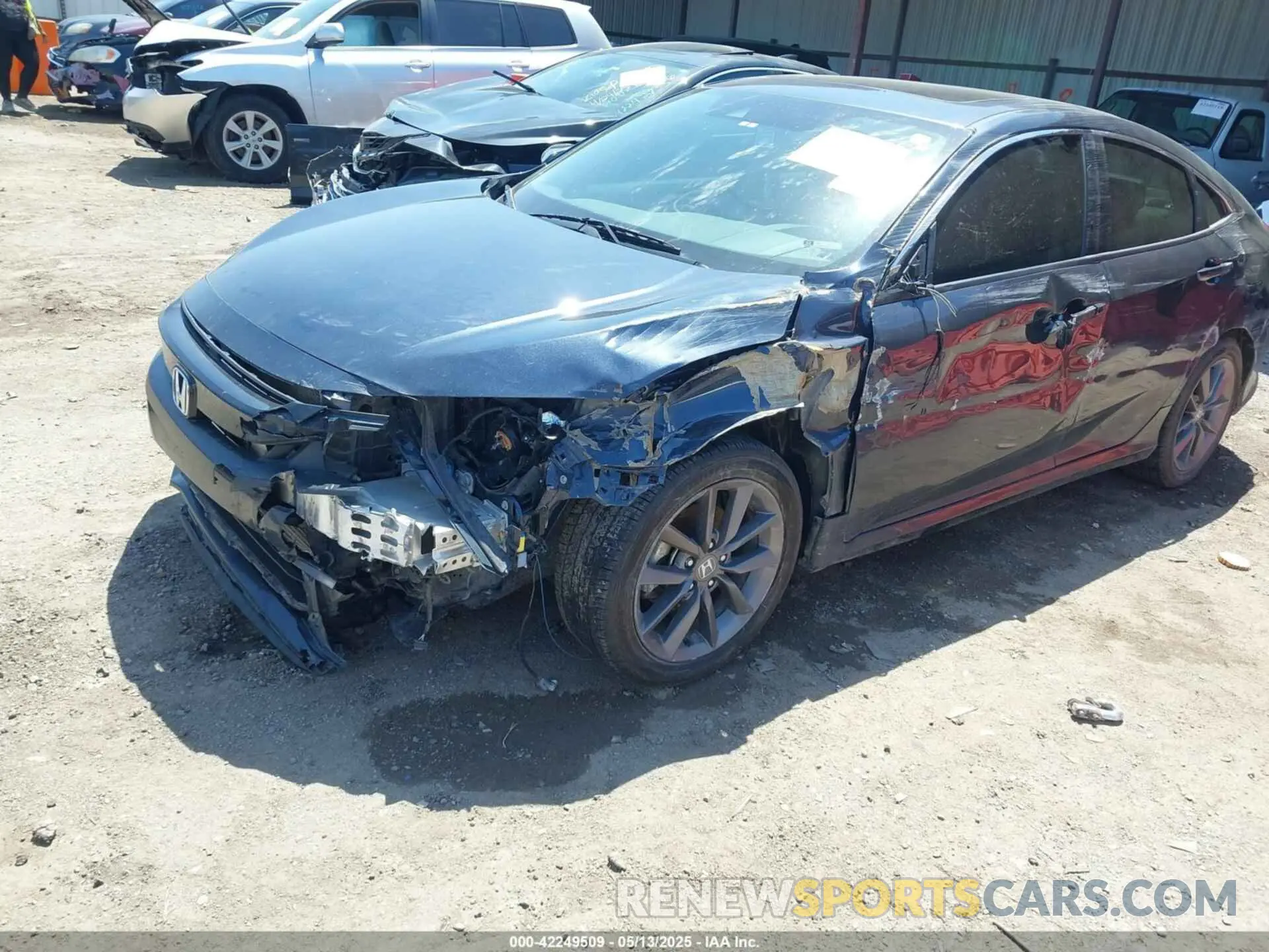 6 fotografías del automóvil dañado 19XFC1F36ME001577 HONDA CIVIC 2021